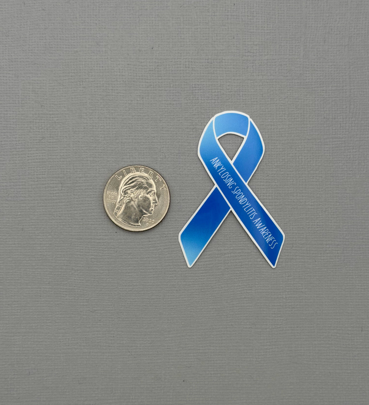 Ankylosing Spondylitis Awareness Ribbon Sticker or Magnet