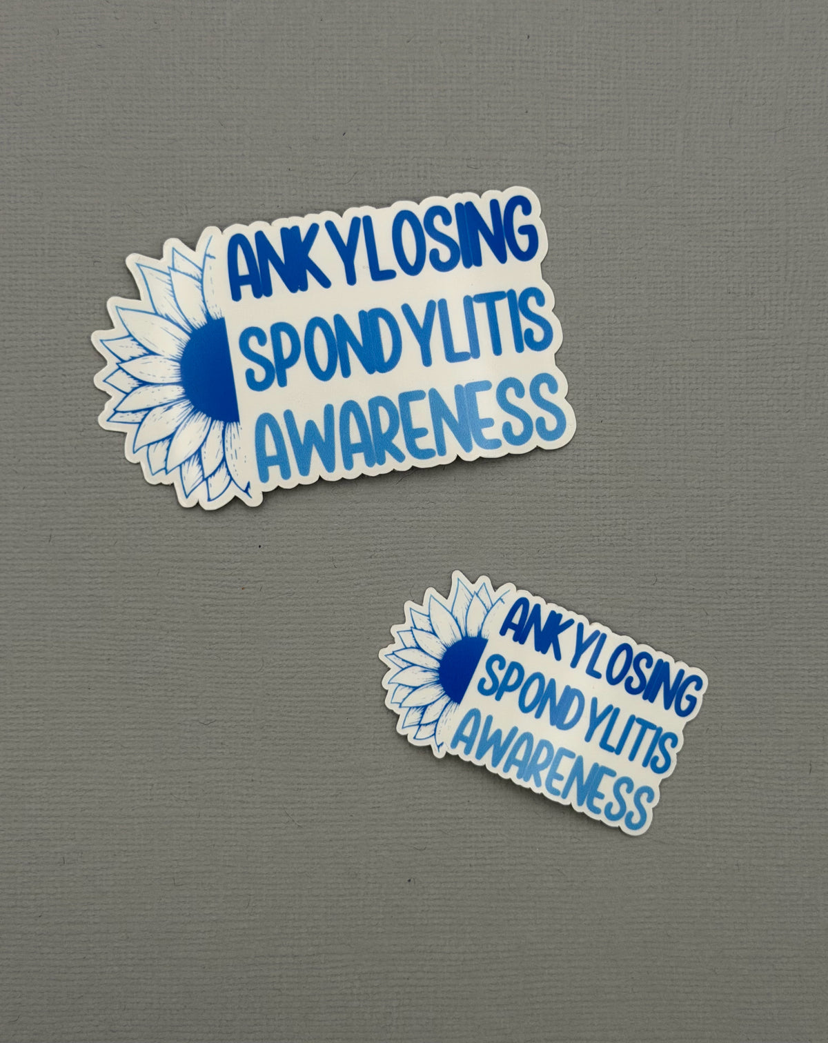 Ankylosing Spondylitis Awareness Sunflower Sticker or Magnet