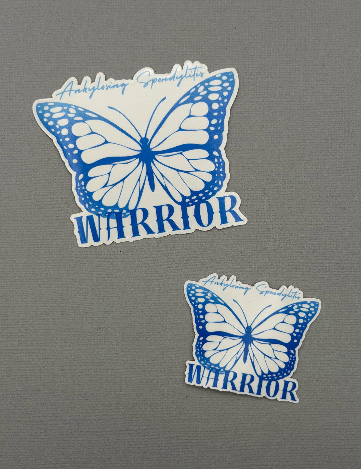 Ankylosing Spondylitis Warrior Butterfly Sticker or Magnet
