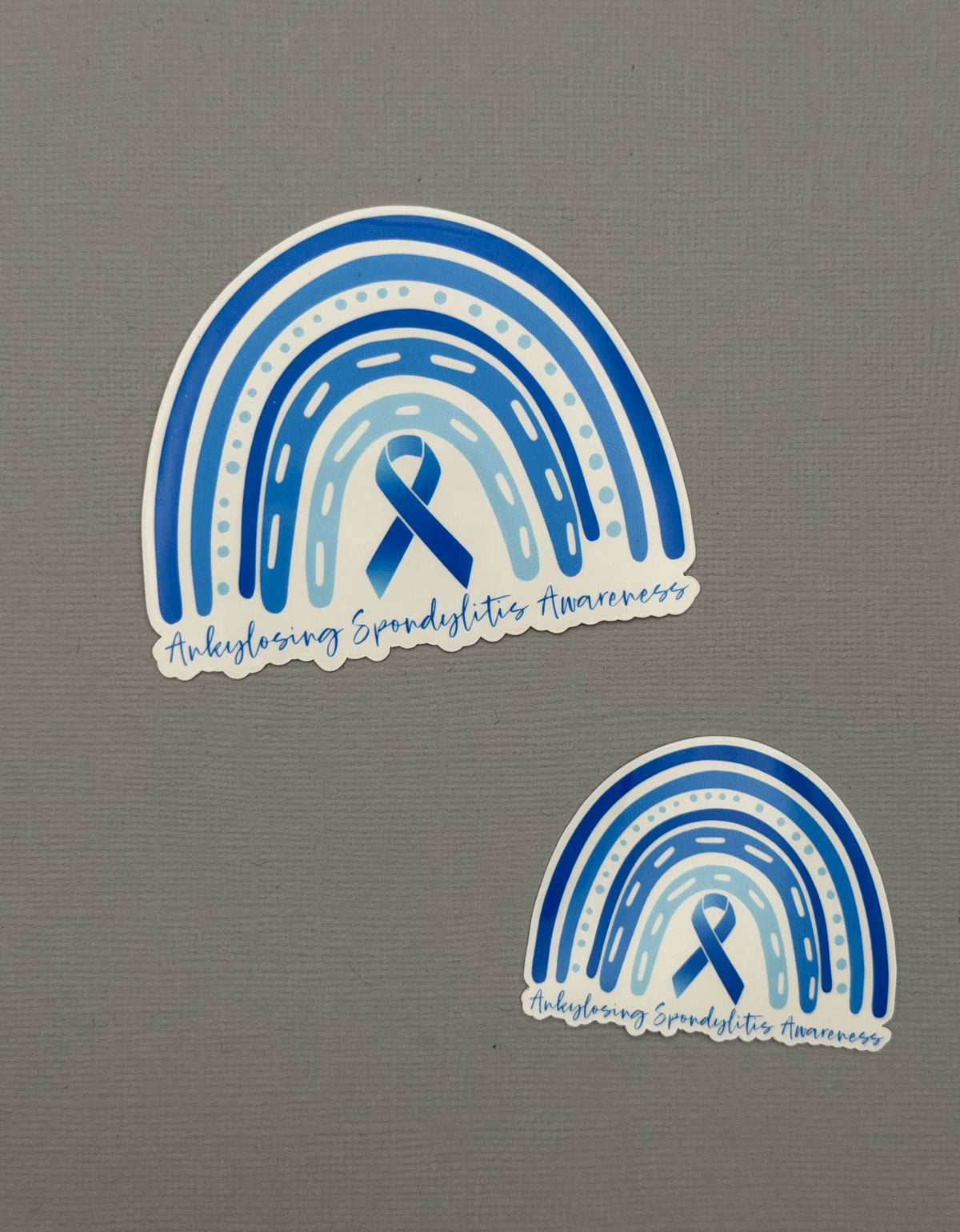 Ankylosing Spondylitis Awareness Rainbow Sticker or Magnet