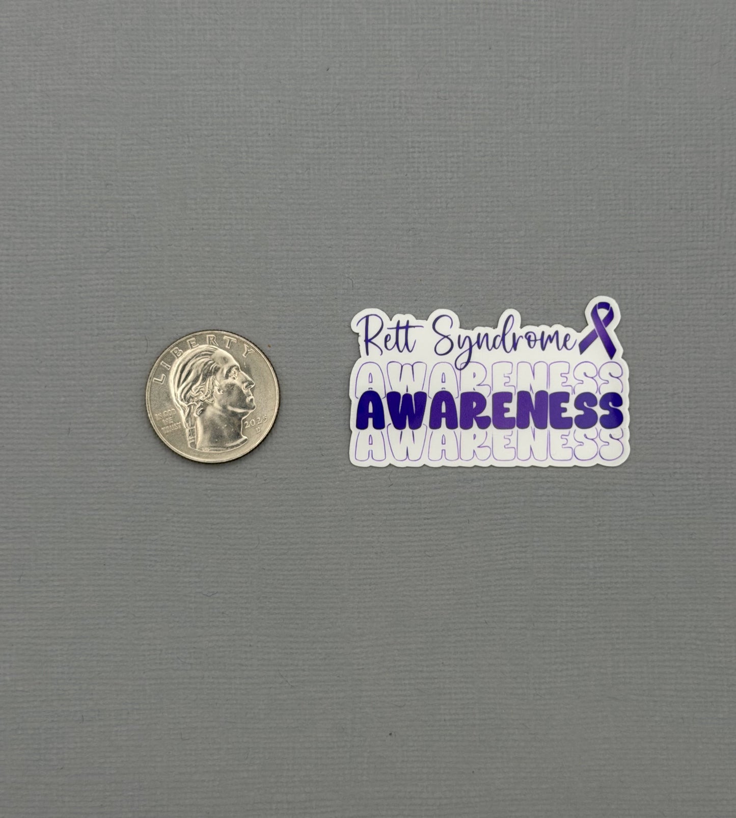 Rett Syndrome Awareness Sticker or Magnet