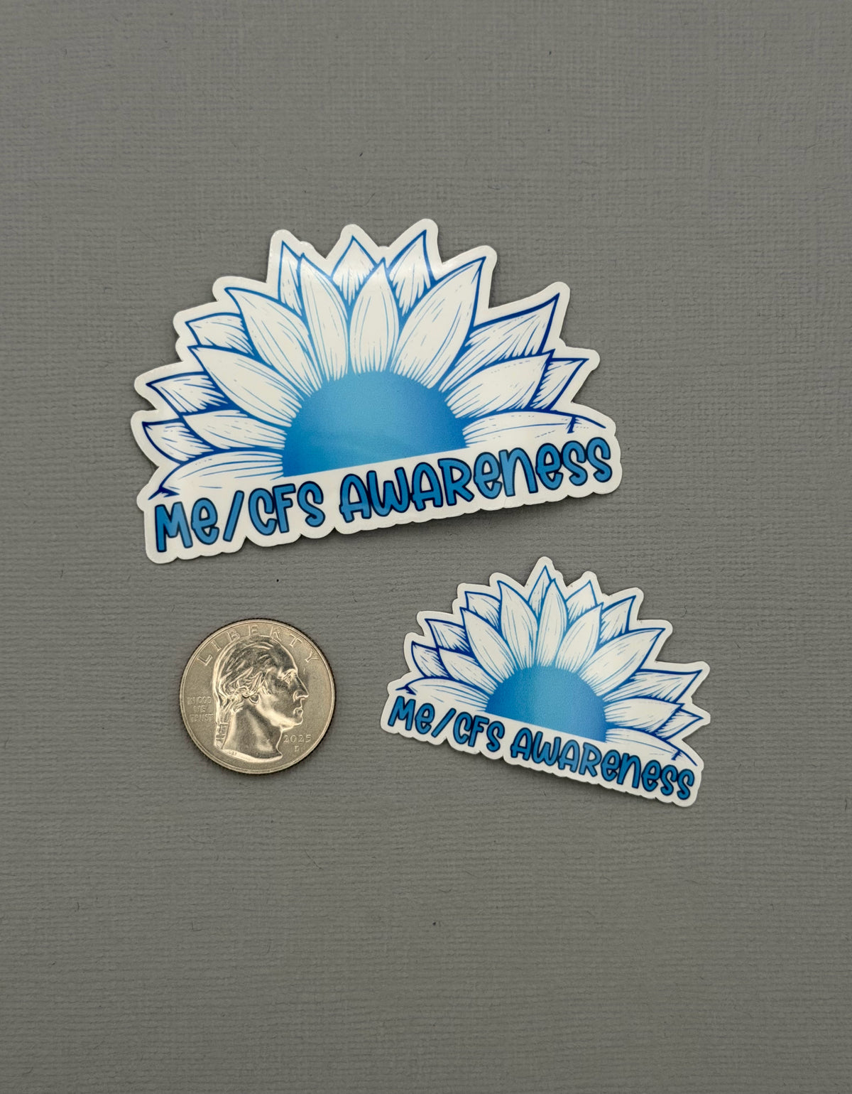 ME/CFS Awareness Sunflower Sticker or Magnet