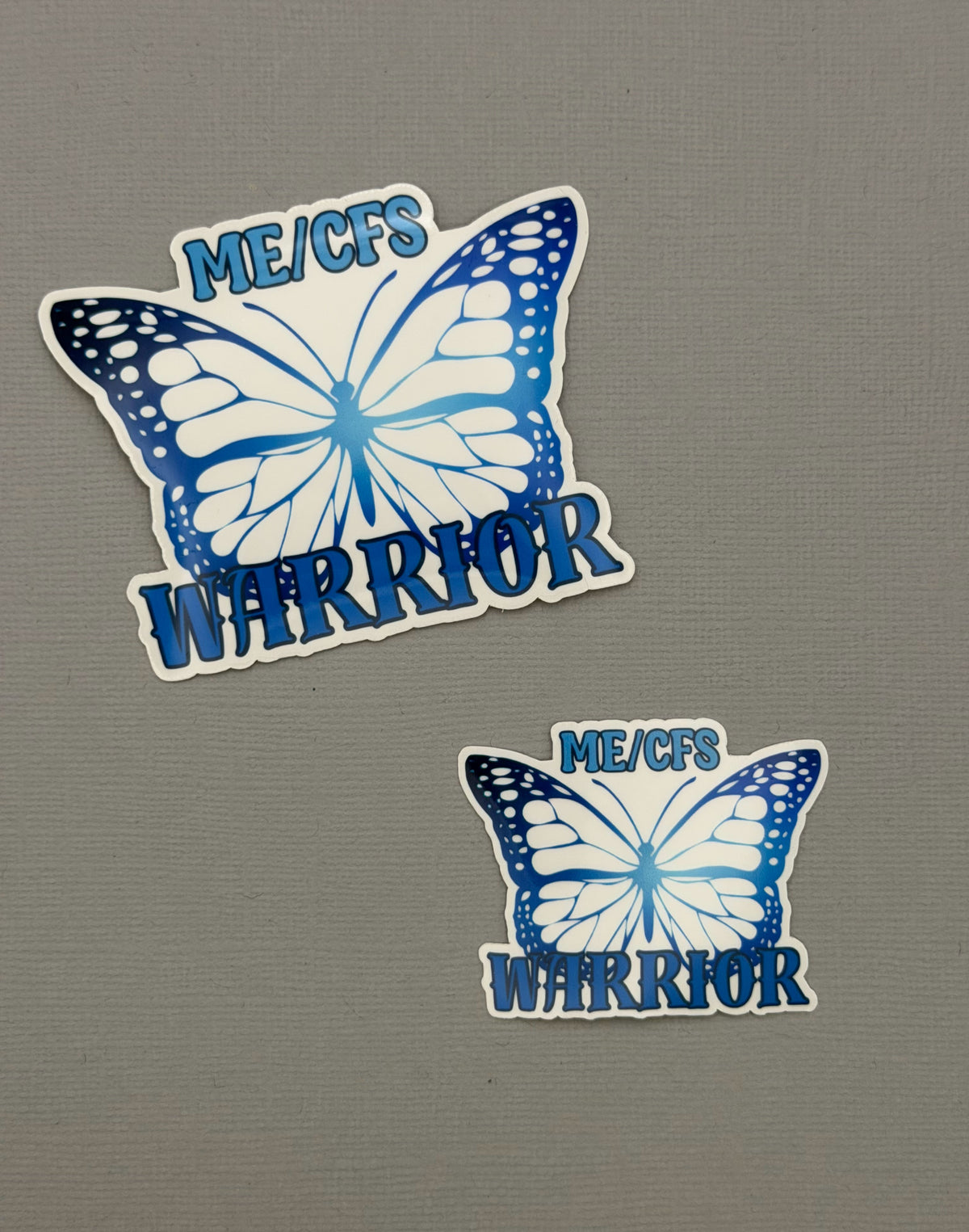 ME/CFS Warrior Butterfly Sticker or Magnet