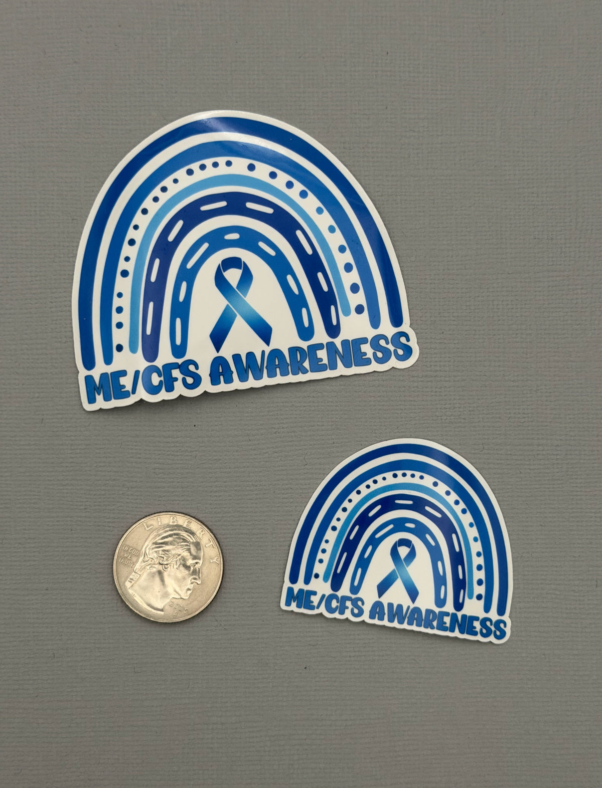ME/CFS Awareness Rainbow Sticker or Magnet