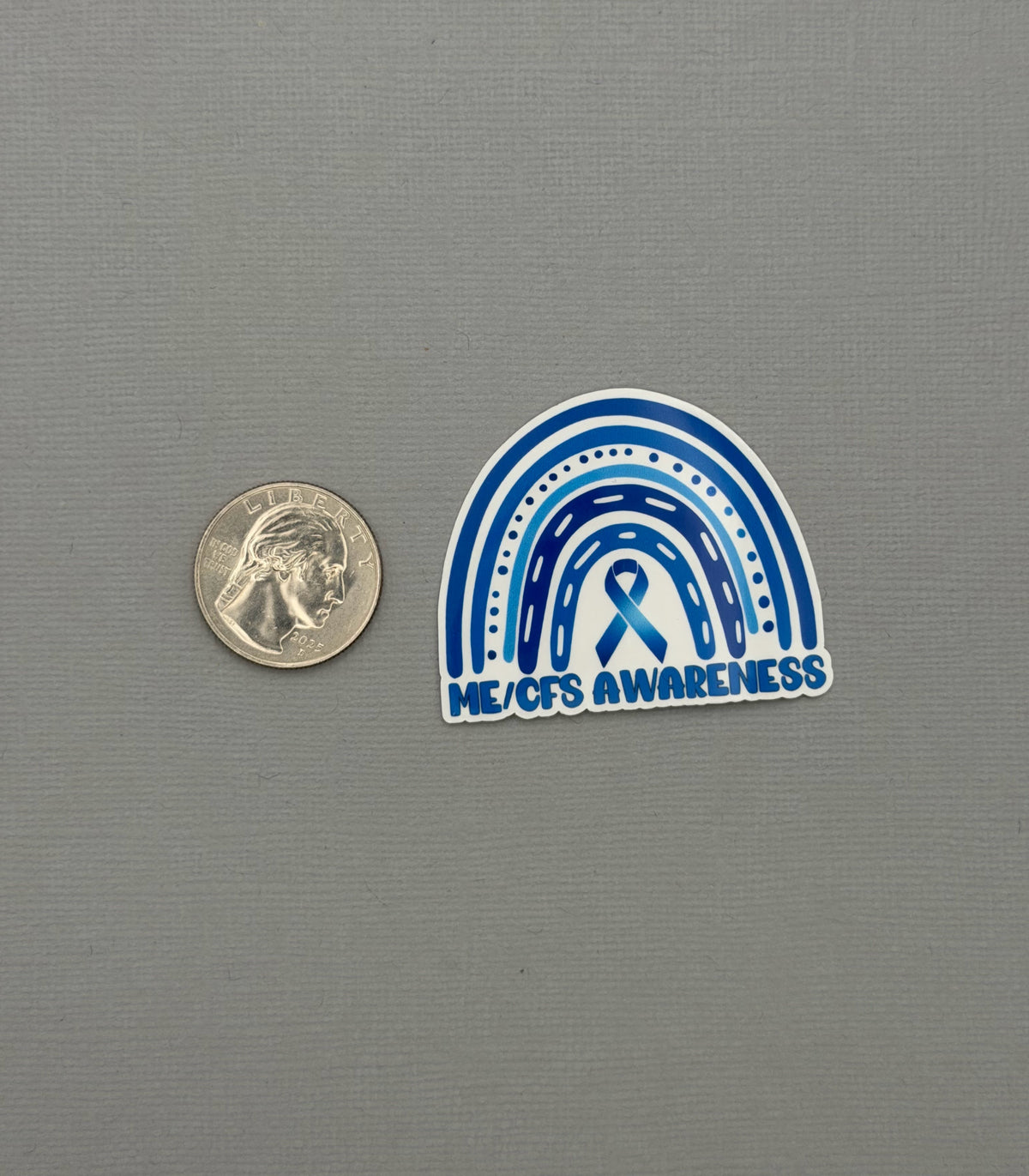 ME/CFS Awareness Rainbow Sticker or Magnet