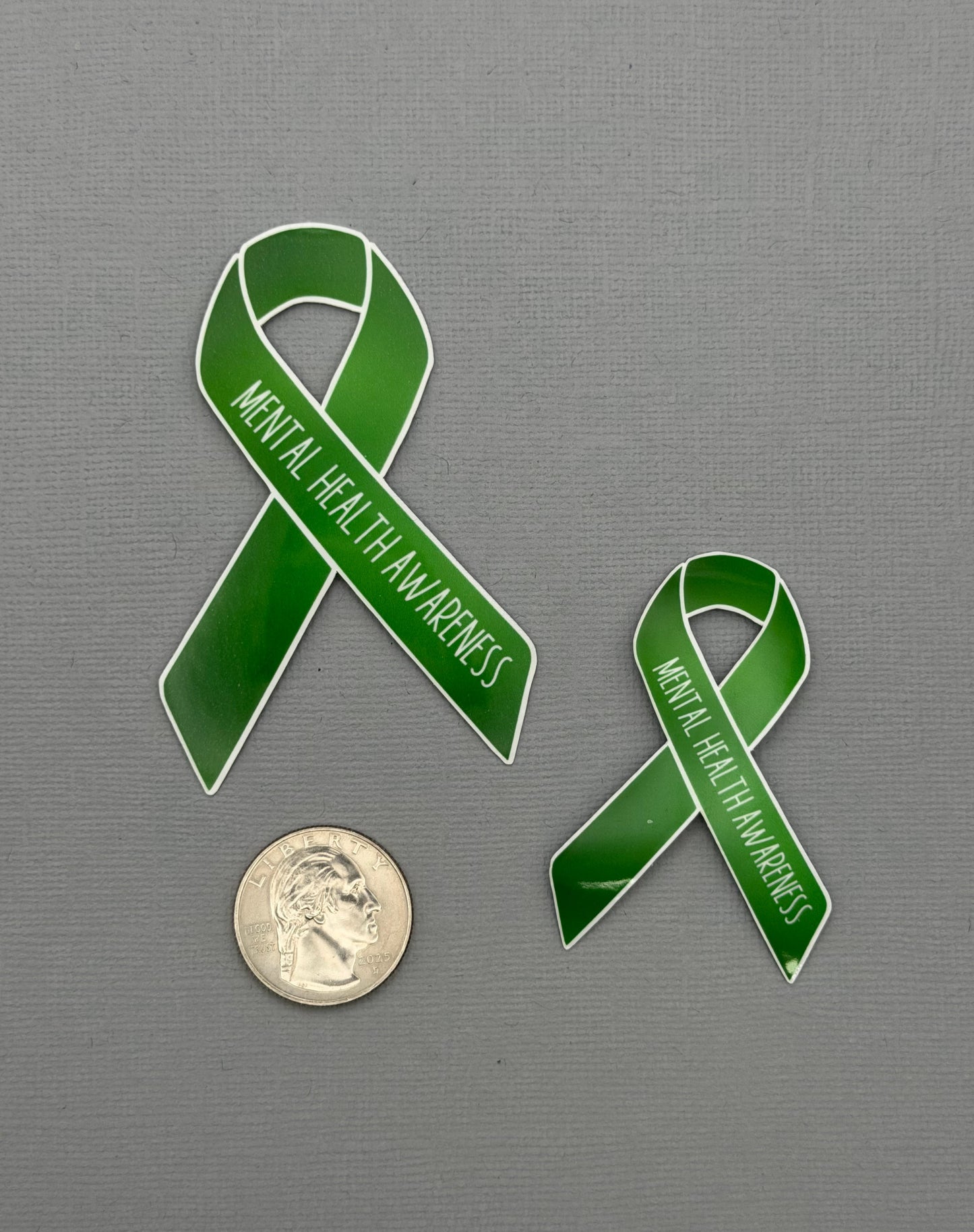 Mental Health Awareness Ribbon Sticker or Magnet