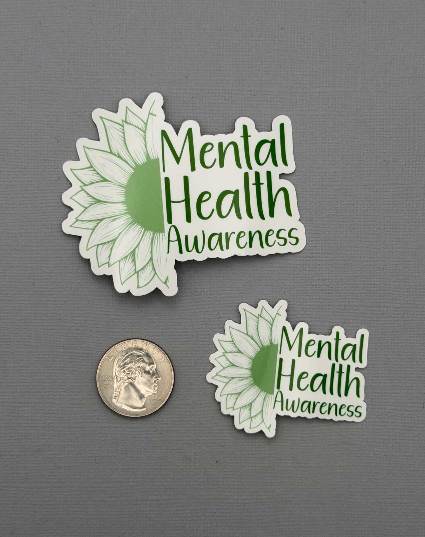 Mental Health Awareness Sunflower Sticker or Magnet