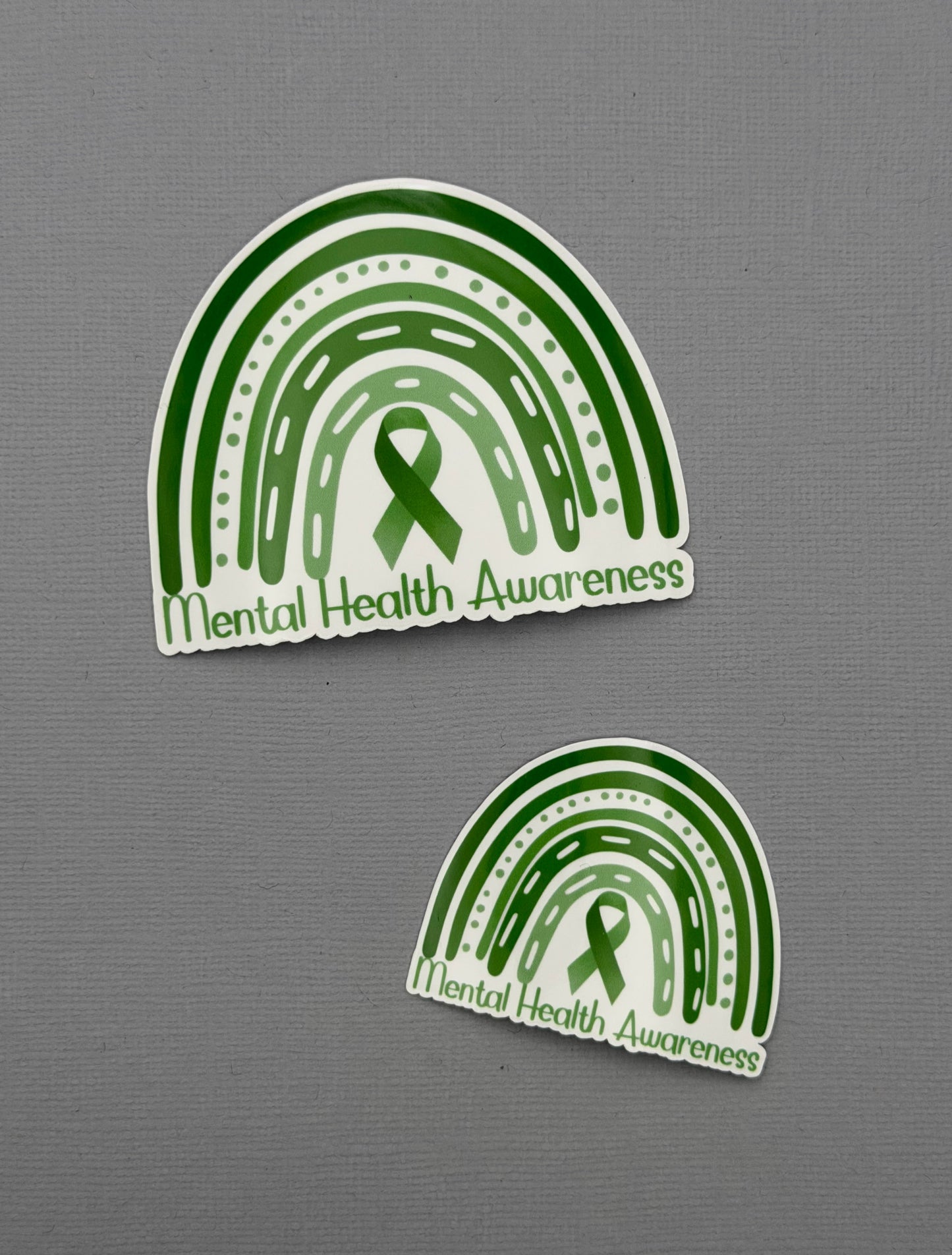 Mental Health Awareness Rainbow Sticker or Magnet