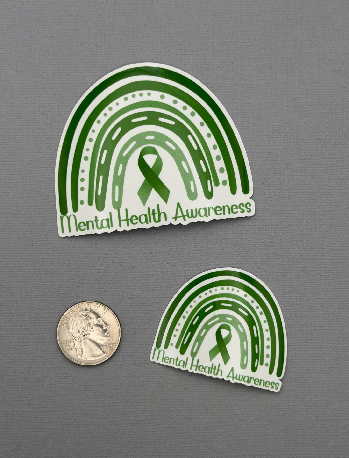 Mental Health Awareness Rainbow Sticker or Magnet