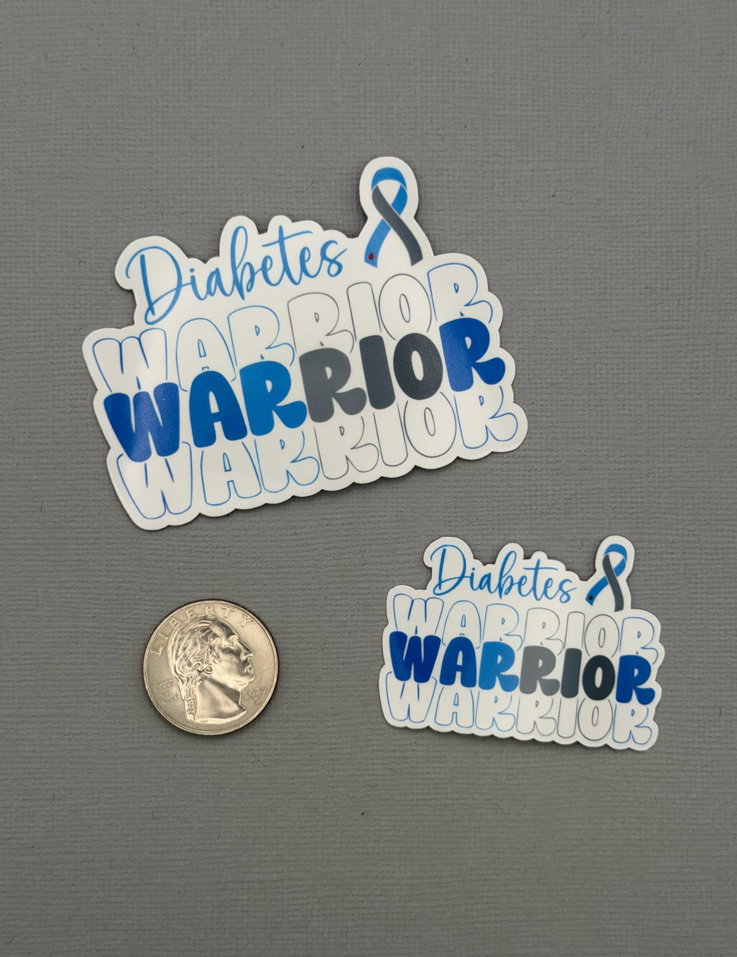 Diabetes Warrior Sticker or Magnet