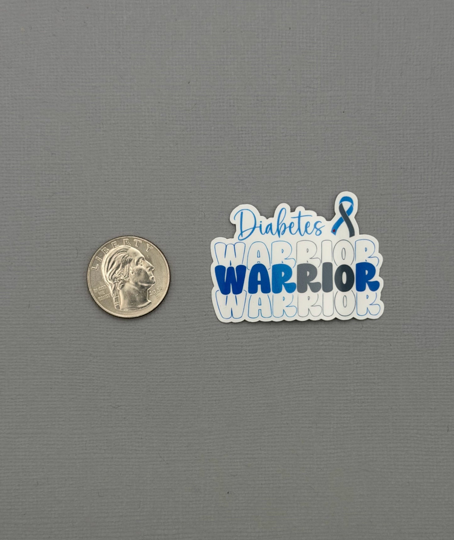Diabetes Warrior Sticker or Magnet