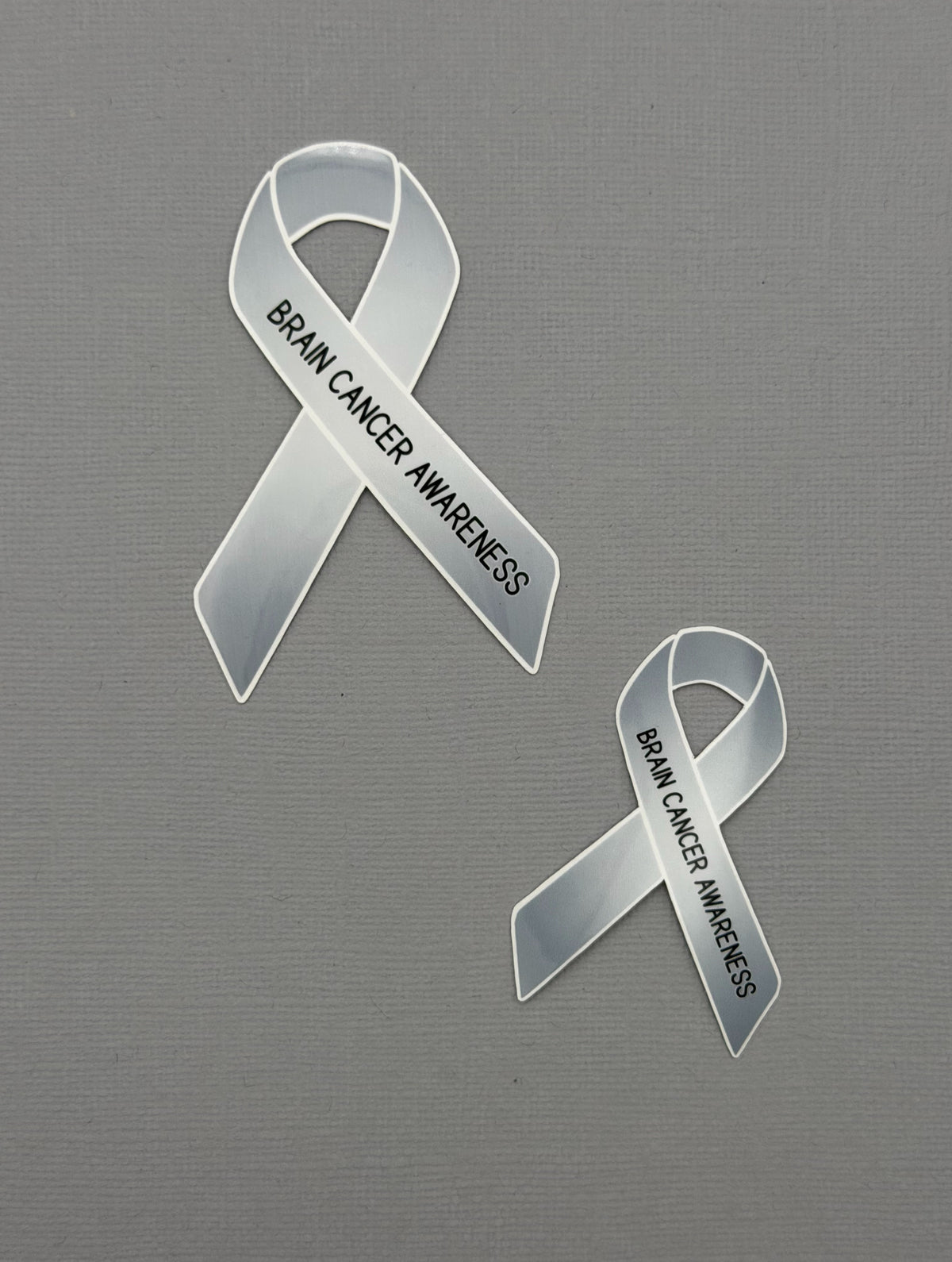 Brain Cancer Awareness Ribbon Sticker or Magnet