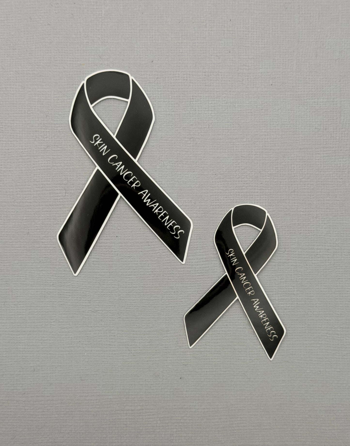 Skin Cancer Awareness Ribbon Sticker or Magnet
