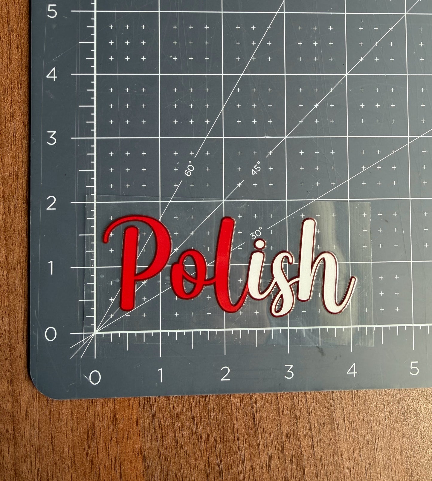 Polish Car Decal