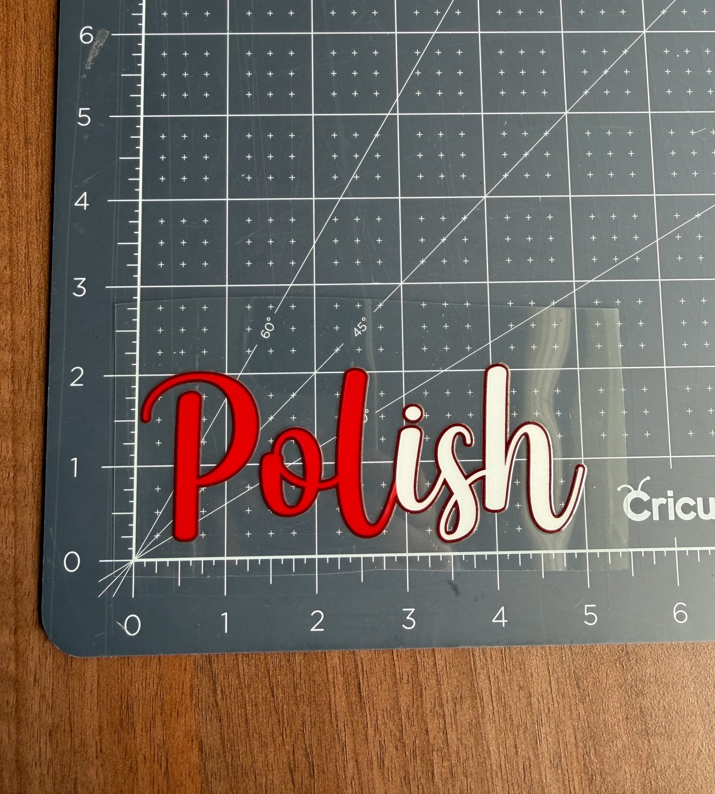 Polish Car Decal
