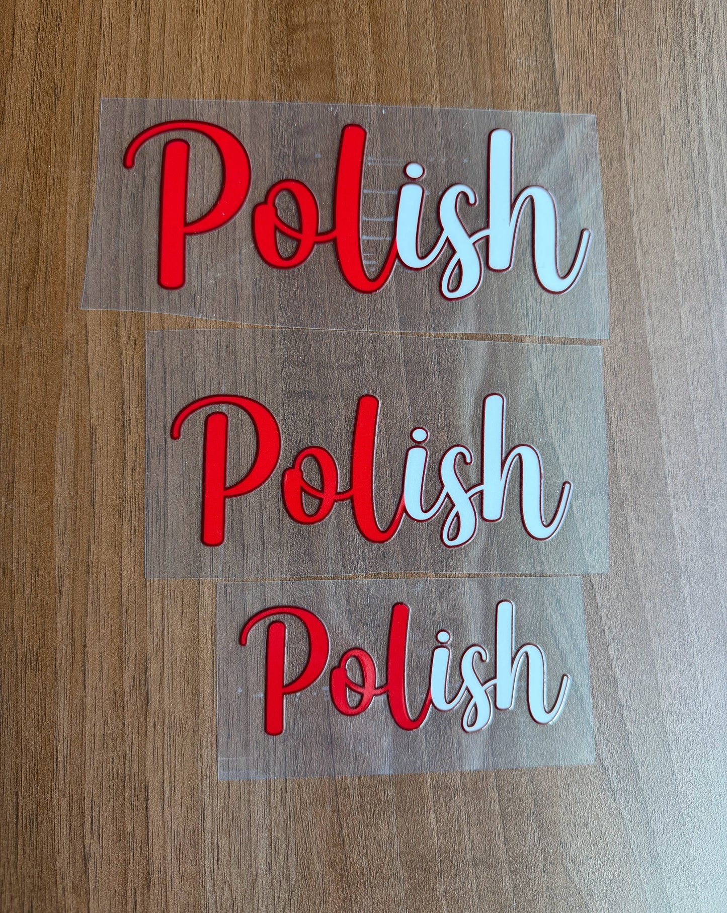 Polish Car Decal
