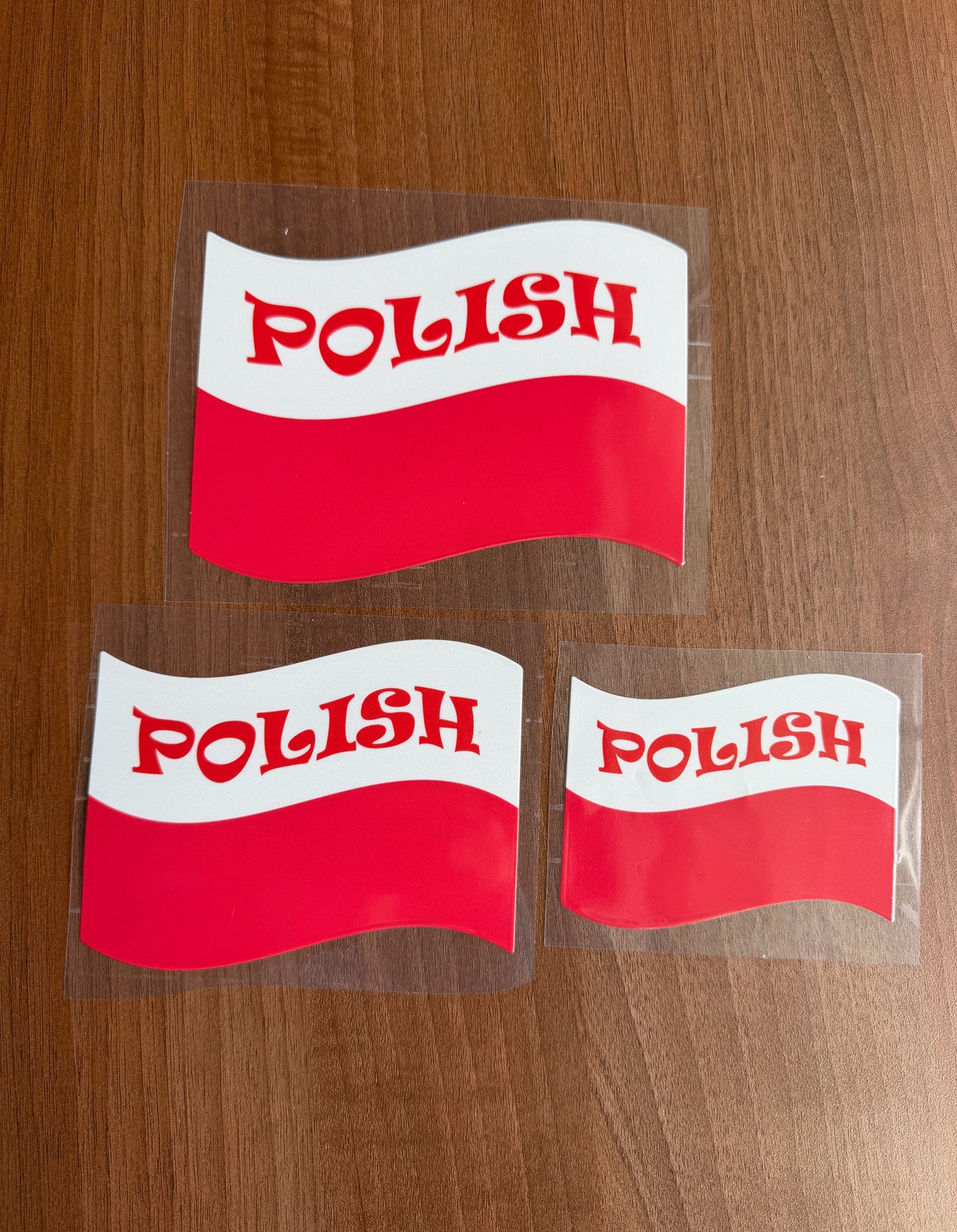 Polish Flag Car Decal