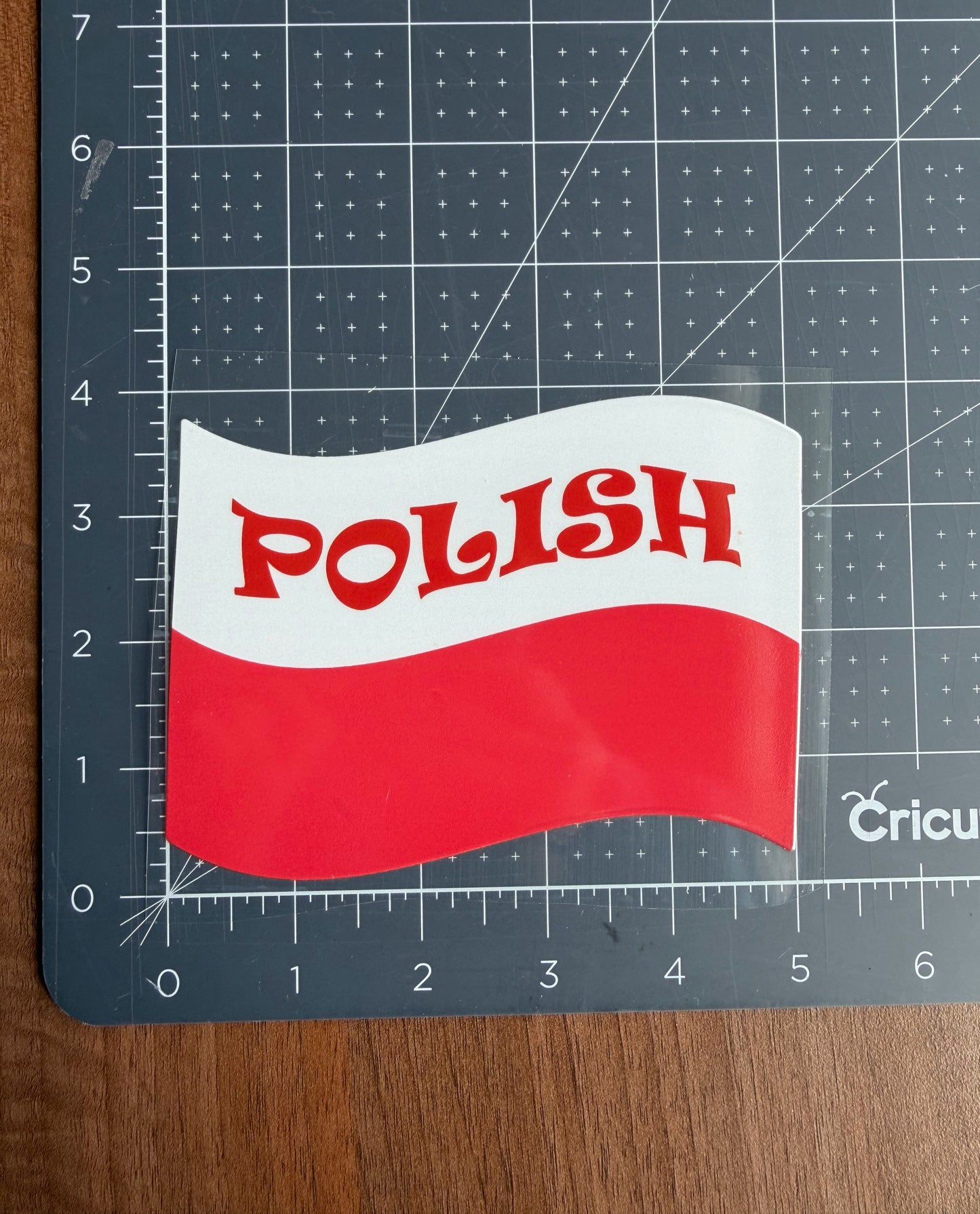 Polish Flag Car Decal
