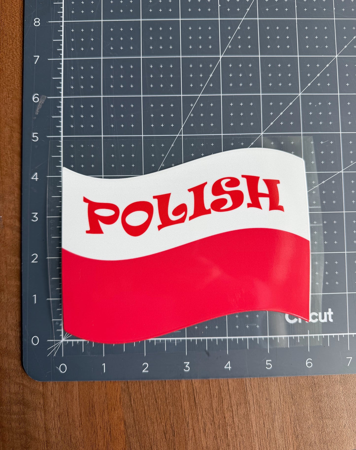 Polish Flag Car Decal