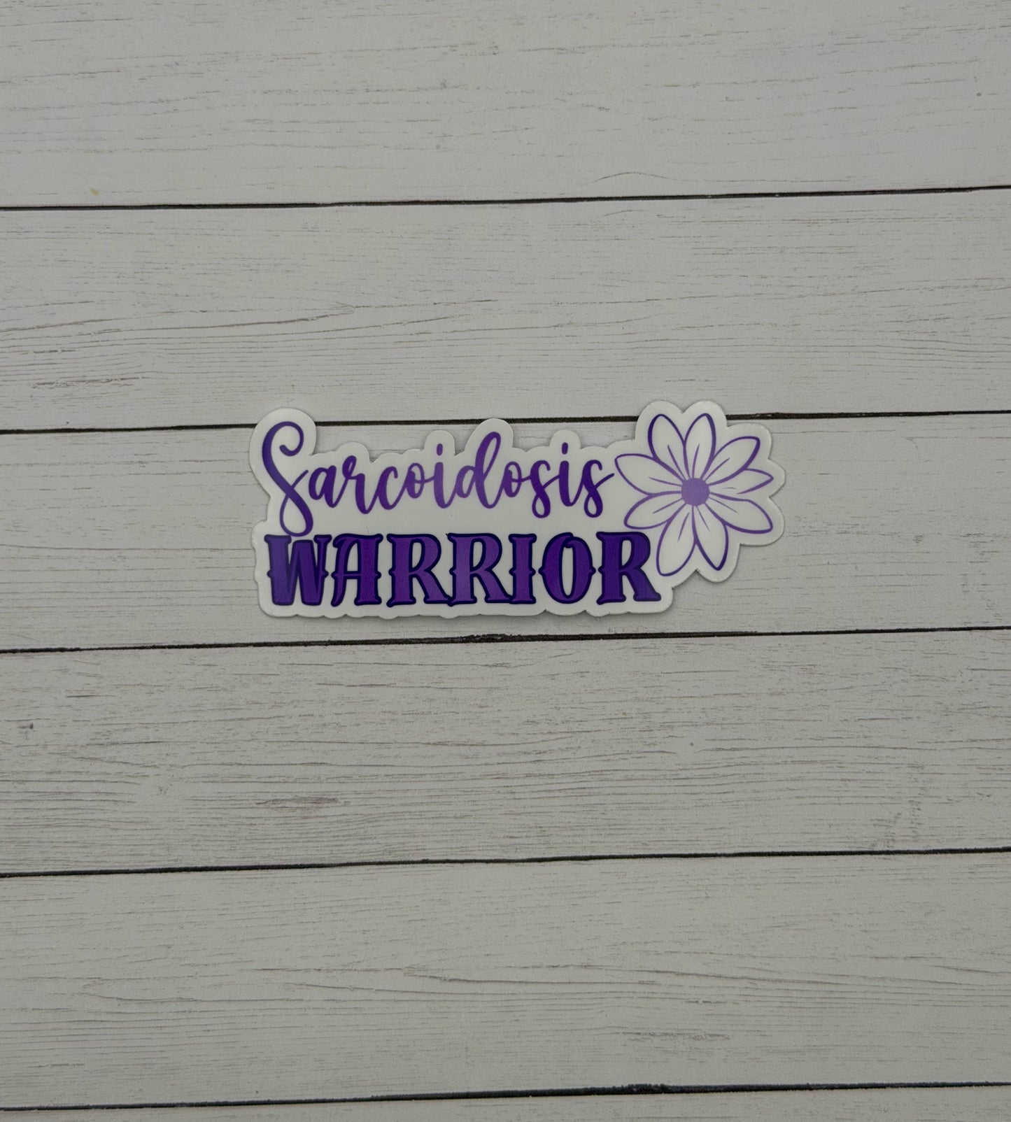 Sarcoidosis Warrior Flower Sticker or Magnet