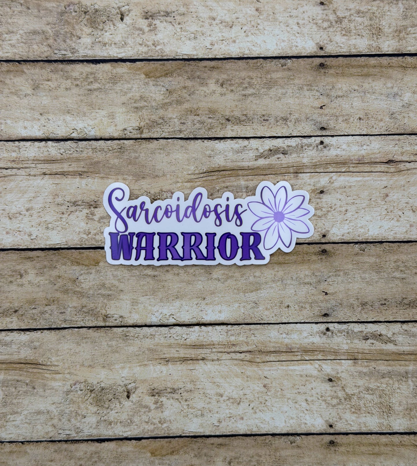 Sarcoidosis Warrior Flower Sticker or Magnet