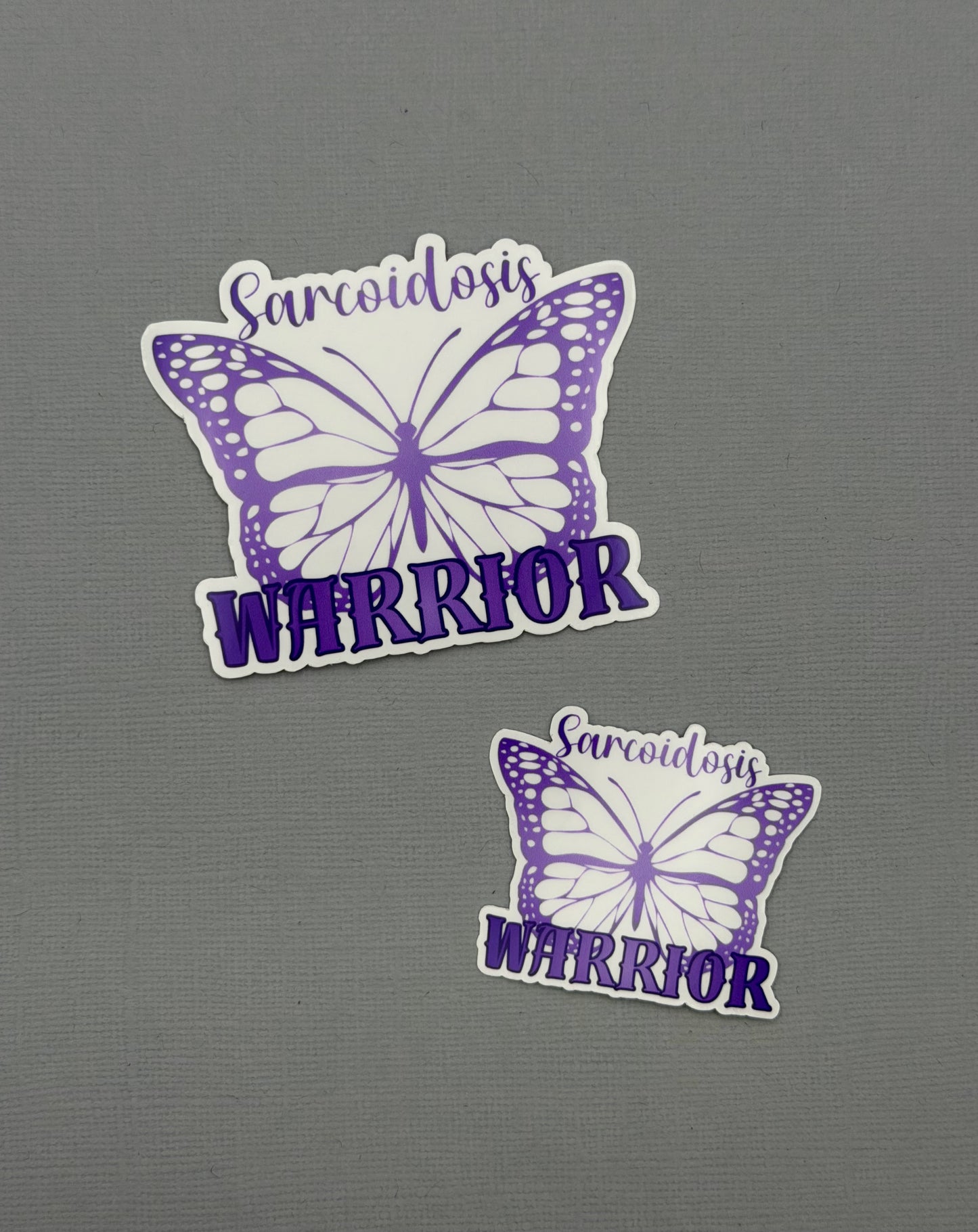 Sarcoidosis Warrior Butterfly Sticker or Magnet