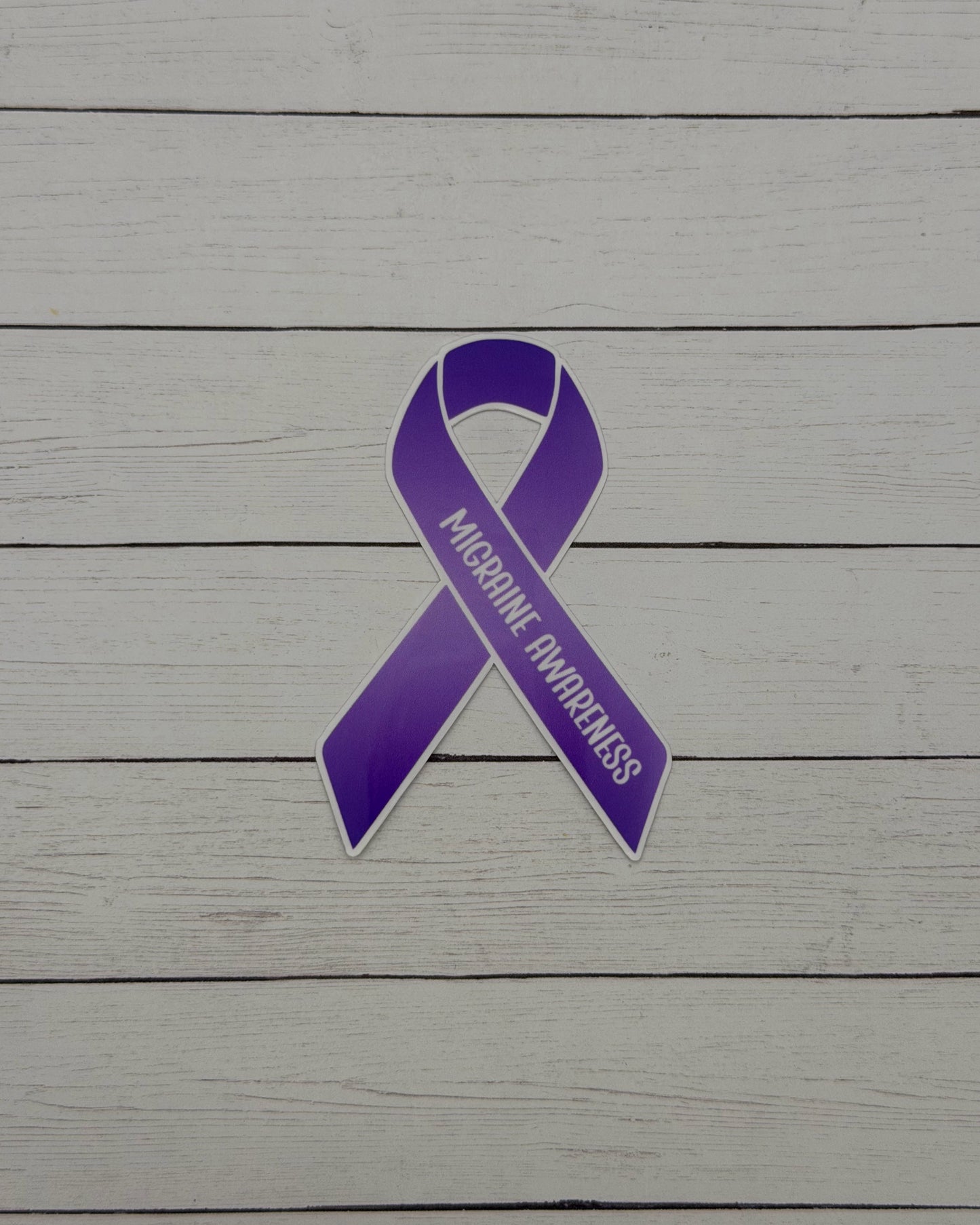 Migraine Awareness Ribbon Sticker or Magnet