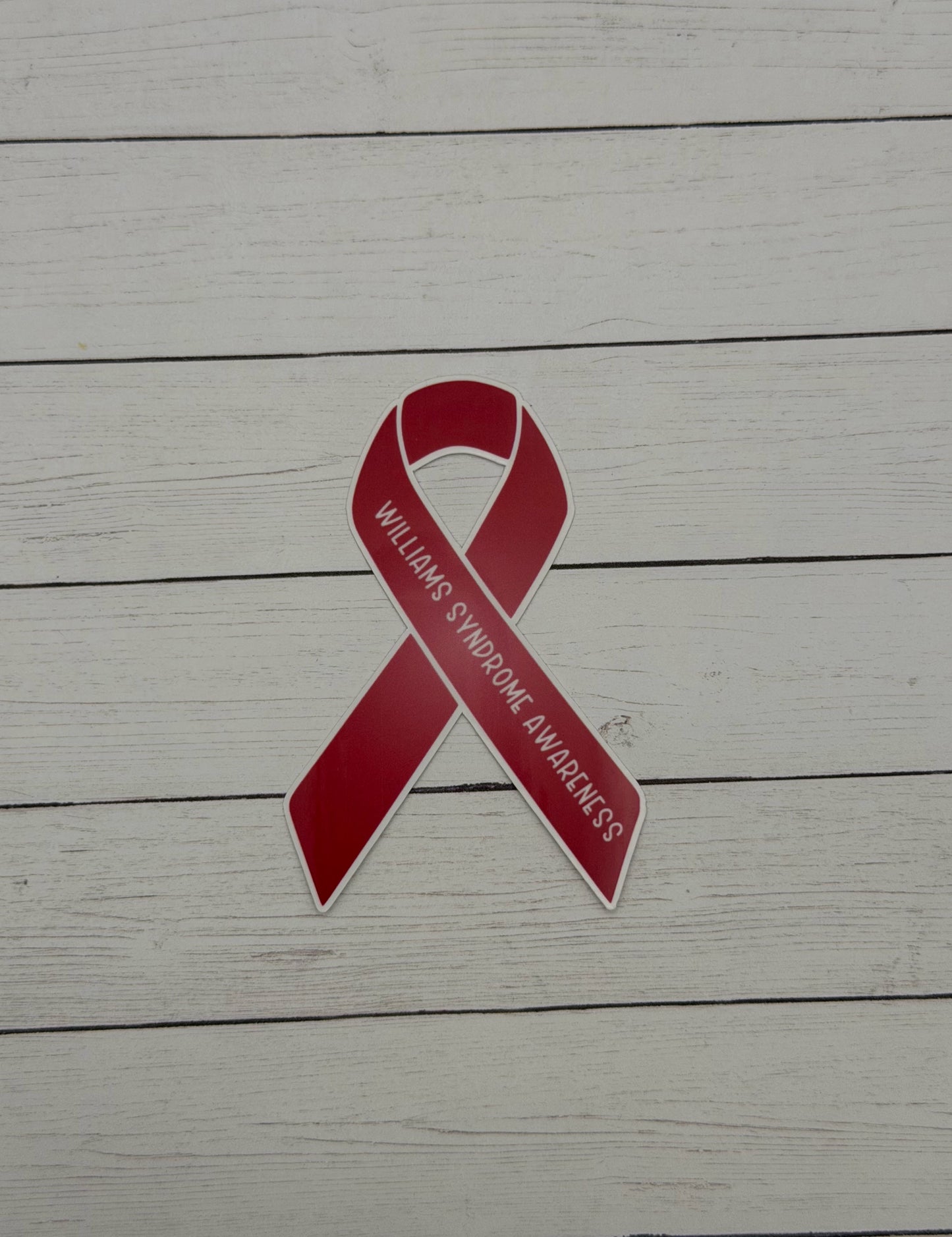 Williams Syndrome Awareness Ribbon Sticker or Magnet
