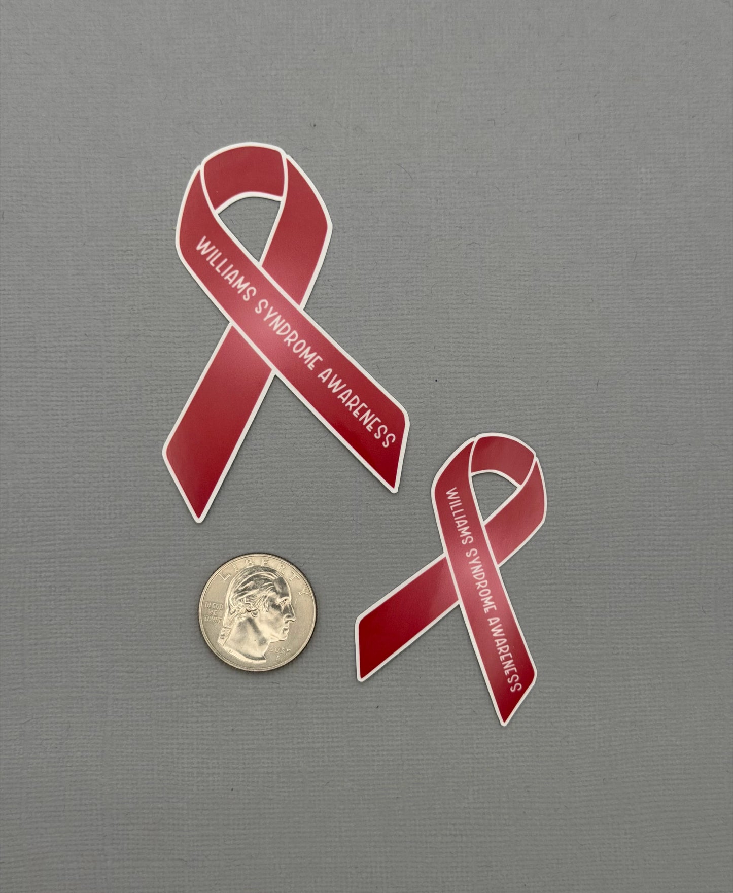 Williams Syndrome Awareness Ribbon Sticker or Magnet