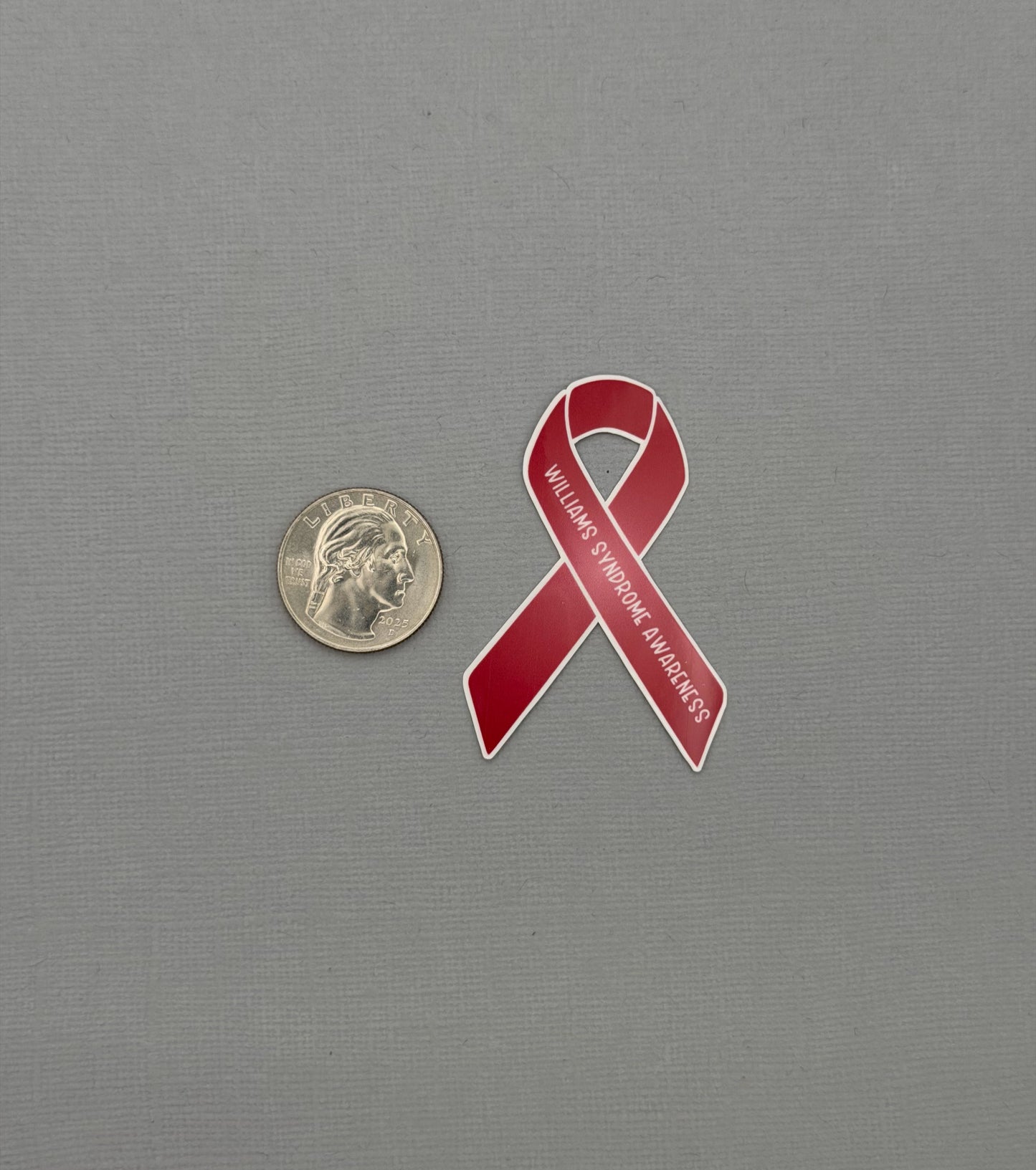 Williams Syndrome Awareness Ribbon Sticker or Magnet