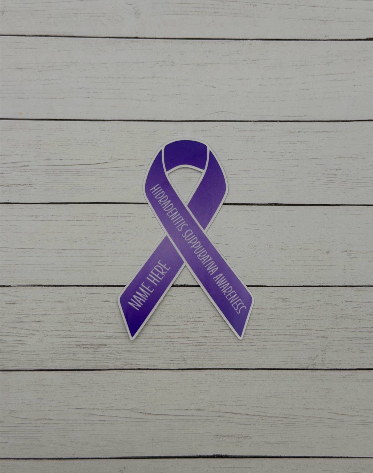 Hidradenitis Suppurativa Awareness Custom Ribbon Sticker or Magnet