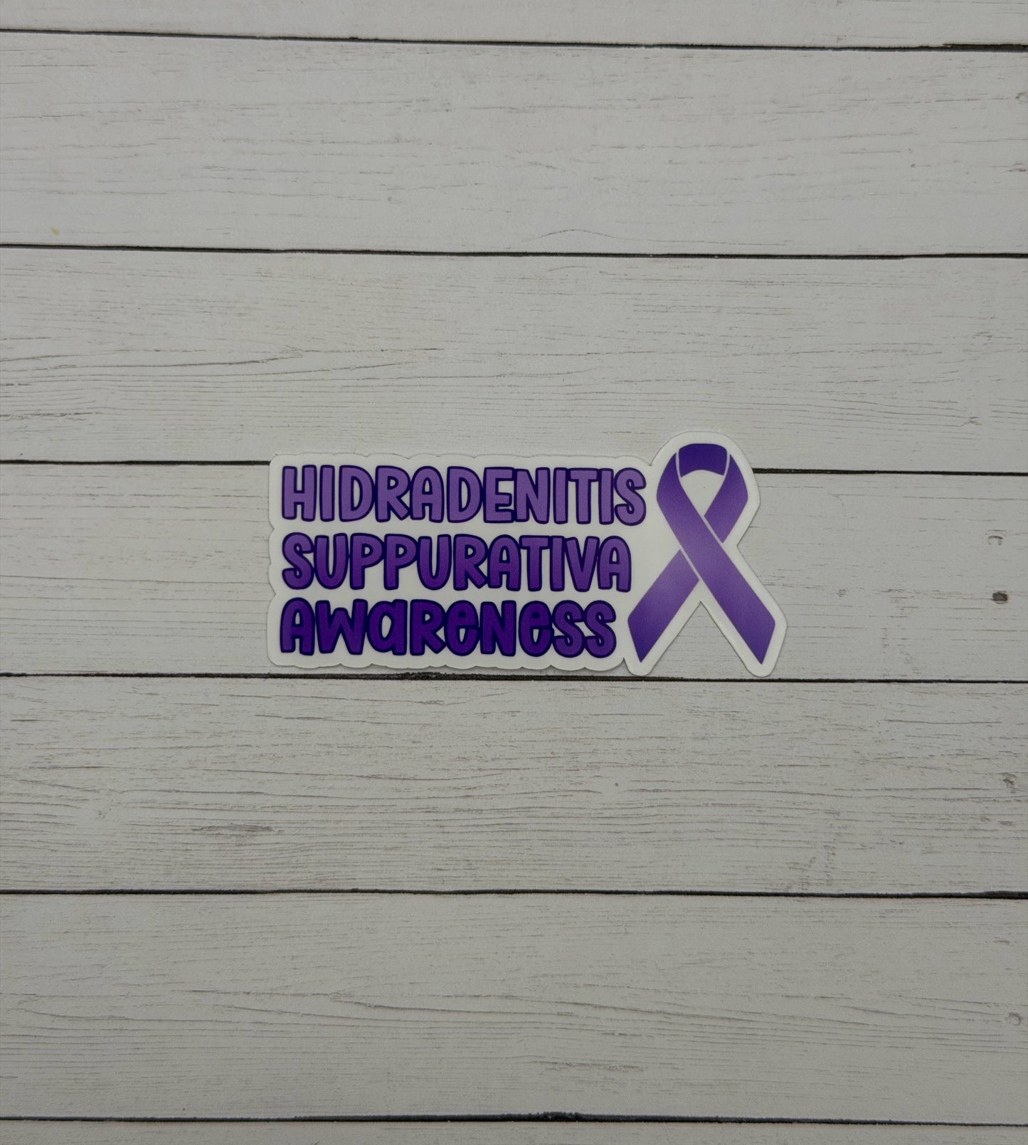 Hidradenitis Suppurativa Awareness with Ribbon Sticker or Magnet