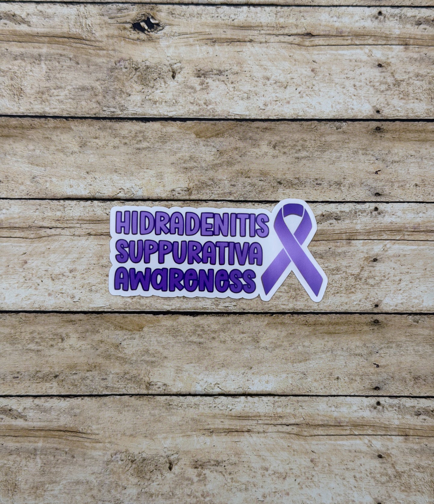 Hidradenitis Suppurativa Awareness with Ribbon Sticker or Magnet