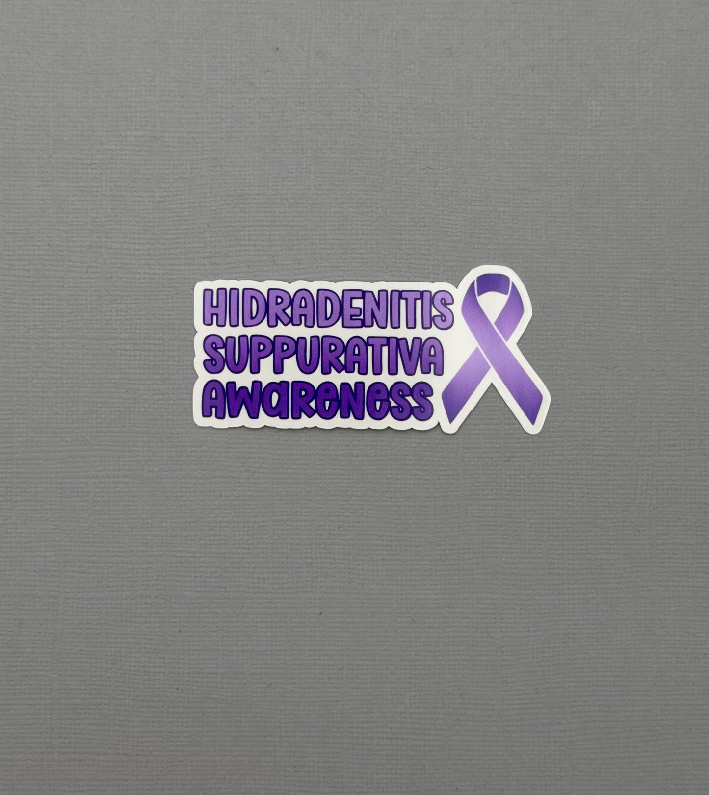 Hidradenitis Suppurativa Awareness with Ribbon Sticker or Magnet