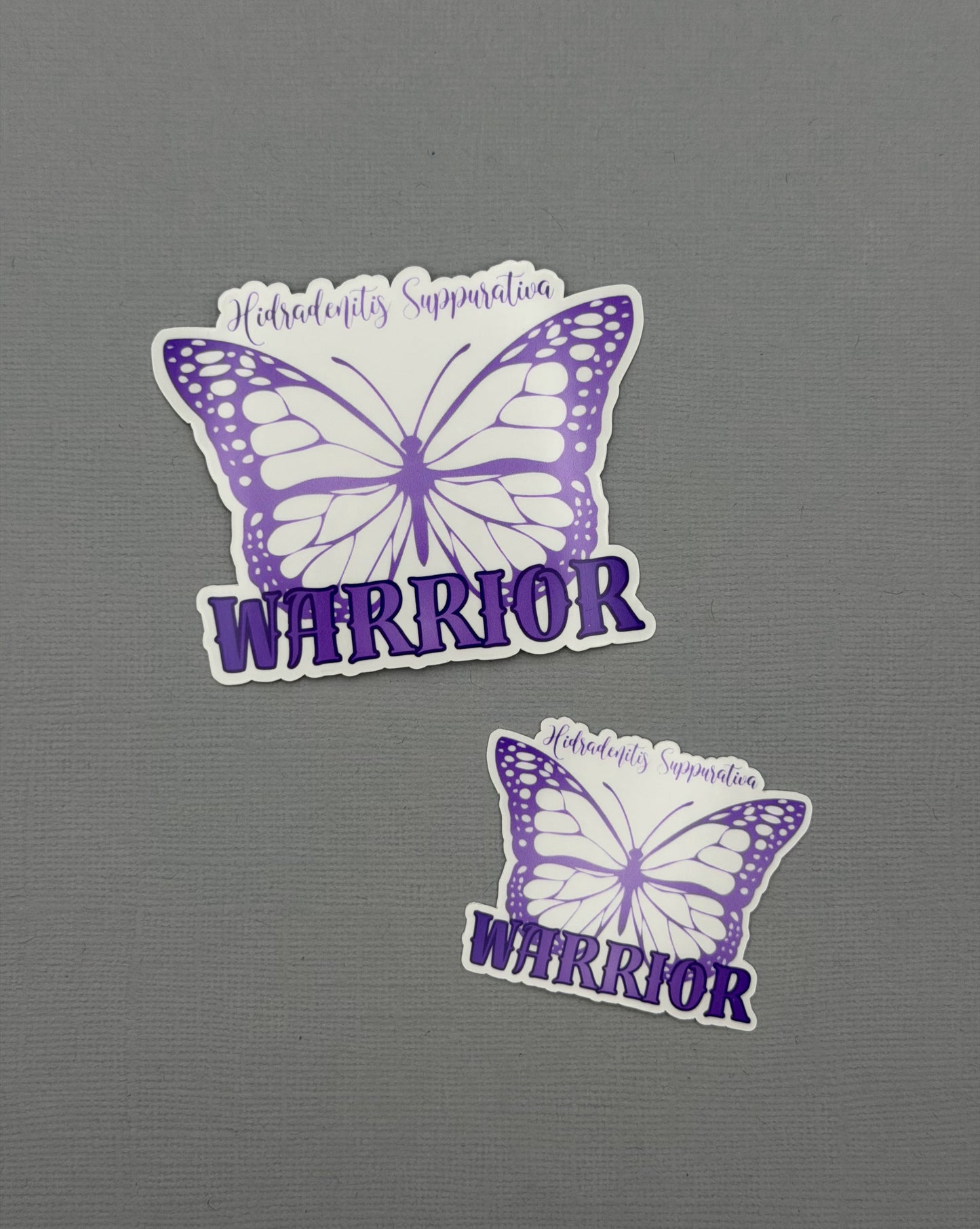 Hidradenitis Suppurativa Warrior Butterfly Sticker or Magnet