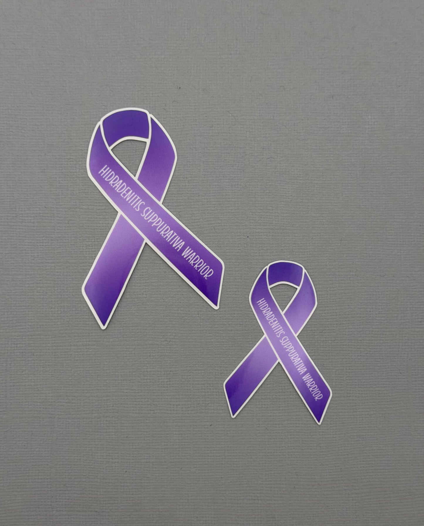 Hidradenitis Suppurativa Warrior Ribbon Sticker or Magnet
