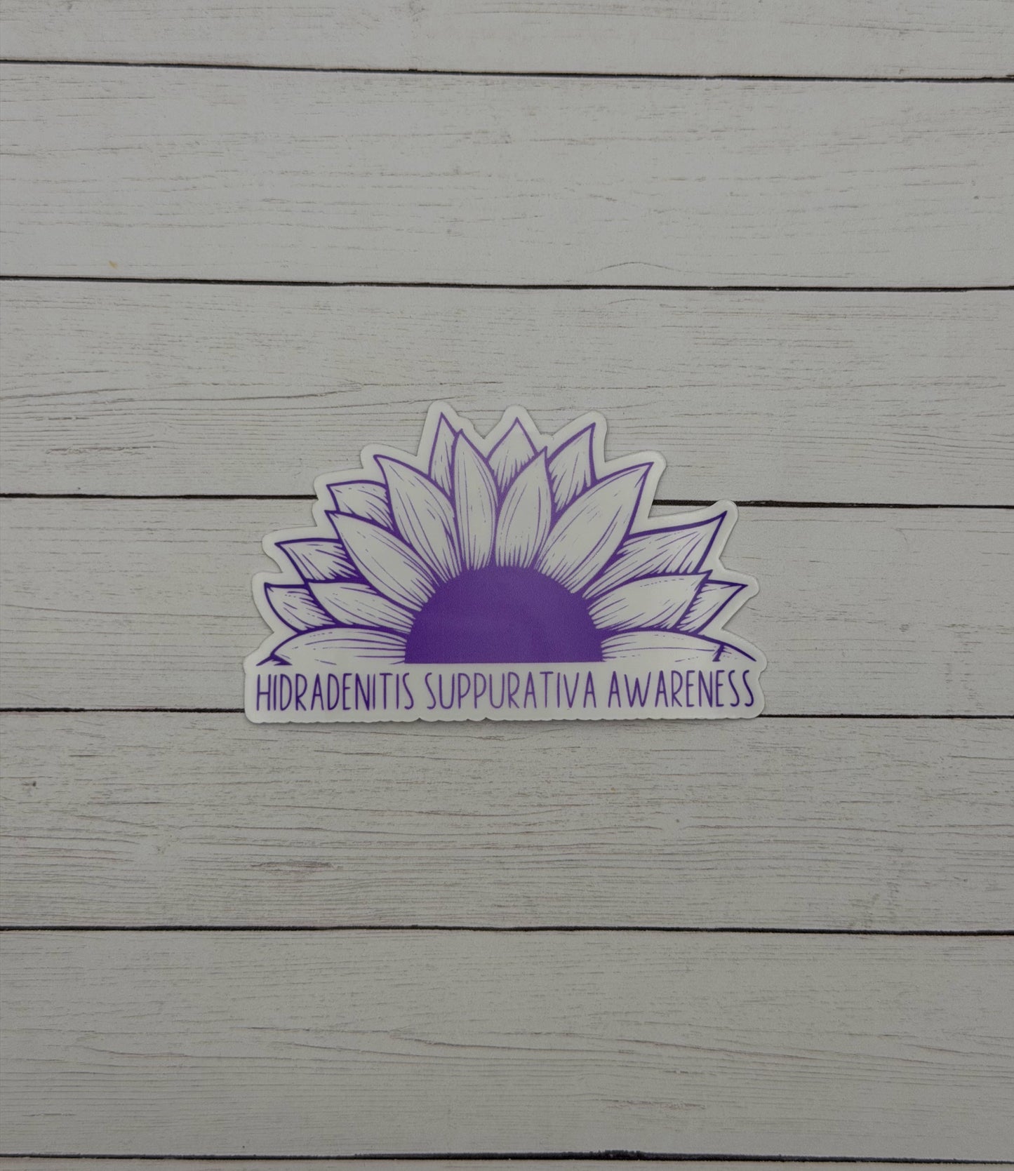 Hidradenitis Suppurativa Awareness Sunflower Sticker or Magnet