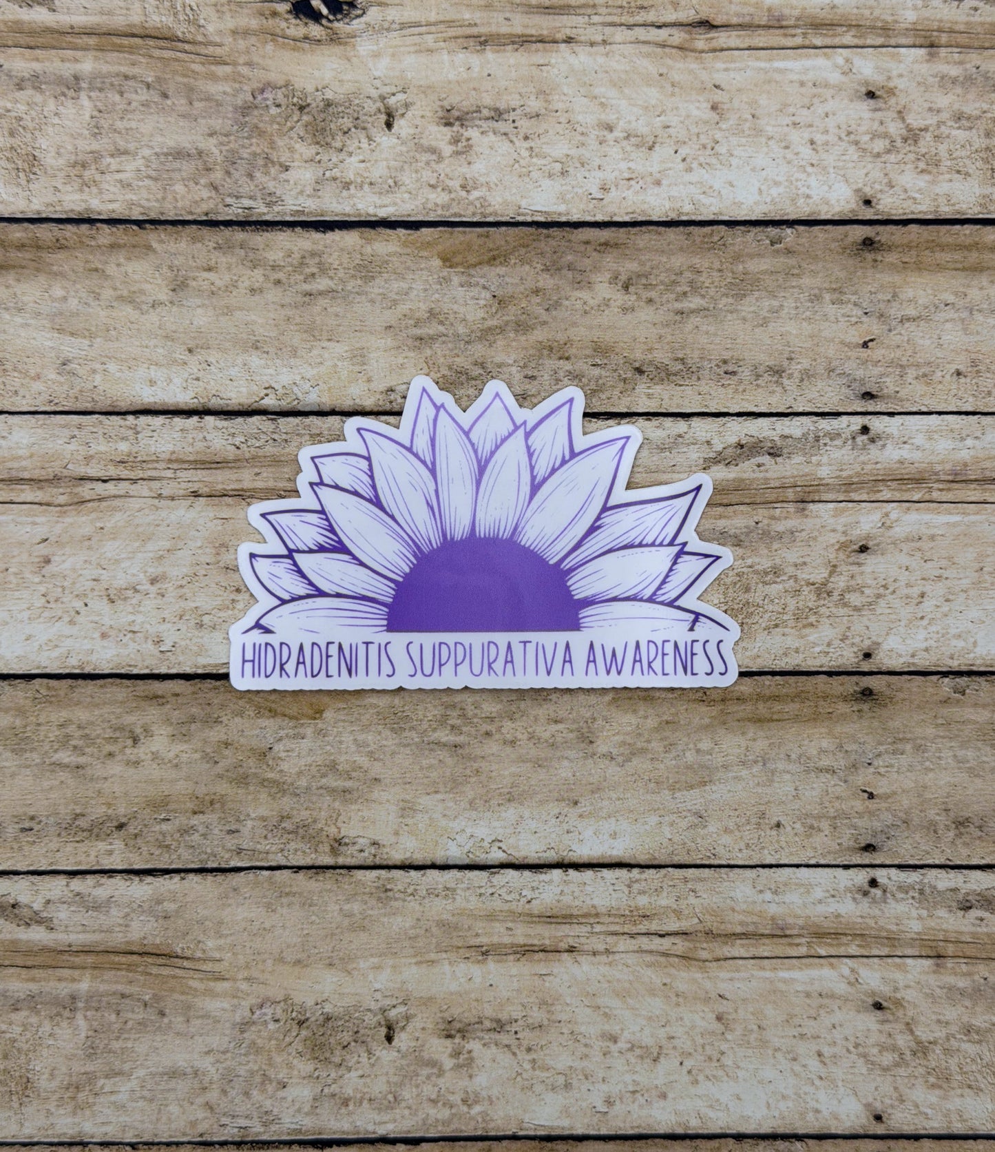 Hidradenitis Suppurativa Awareness Sunflower Sticker or Magnet