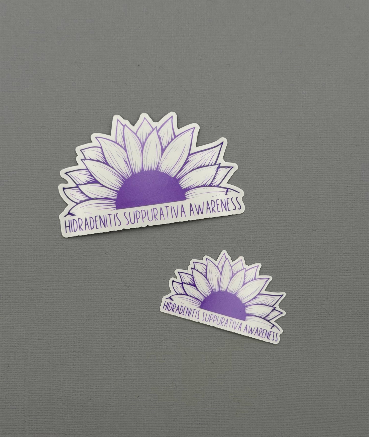 Hidradenitis Suppurativa Awareness Sunflower Sticker or Magnet
