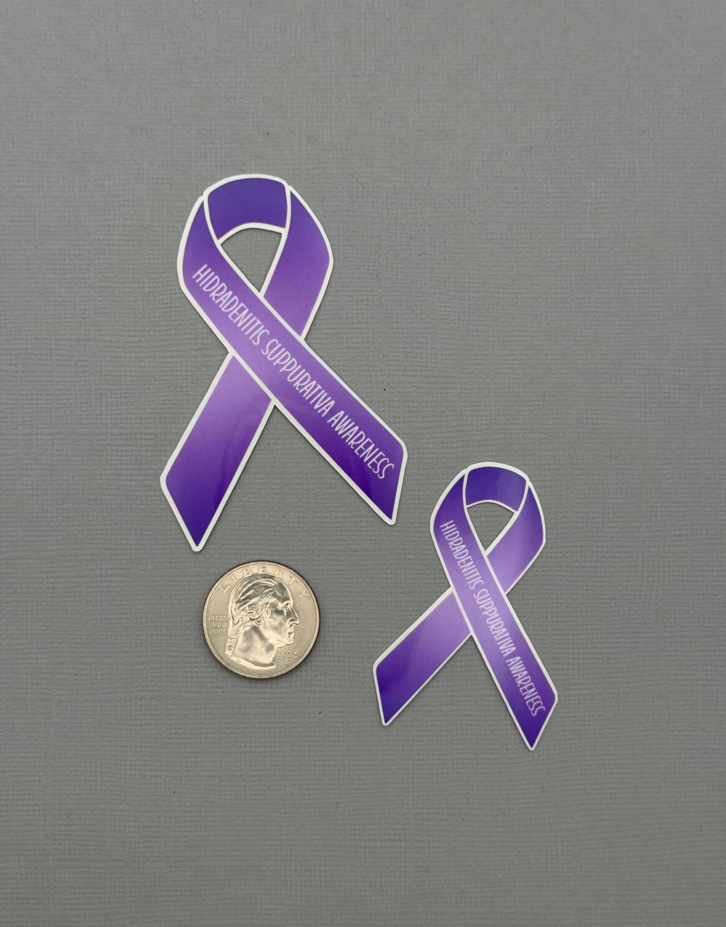 Hidradenitis Suppurativa Awareness Ribbon Sticker or Magnet