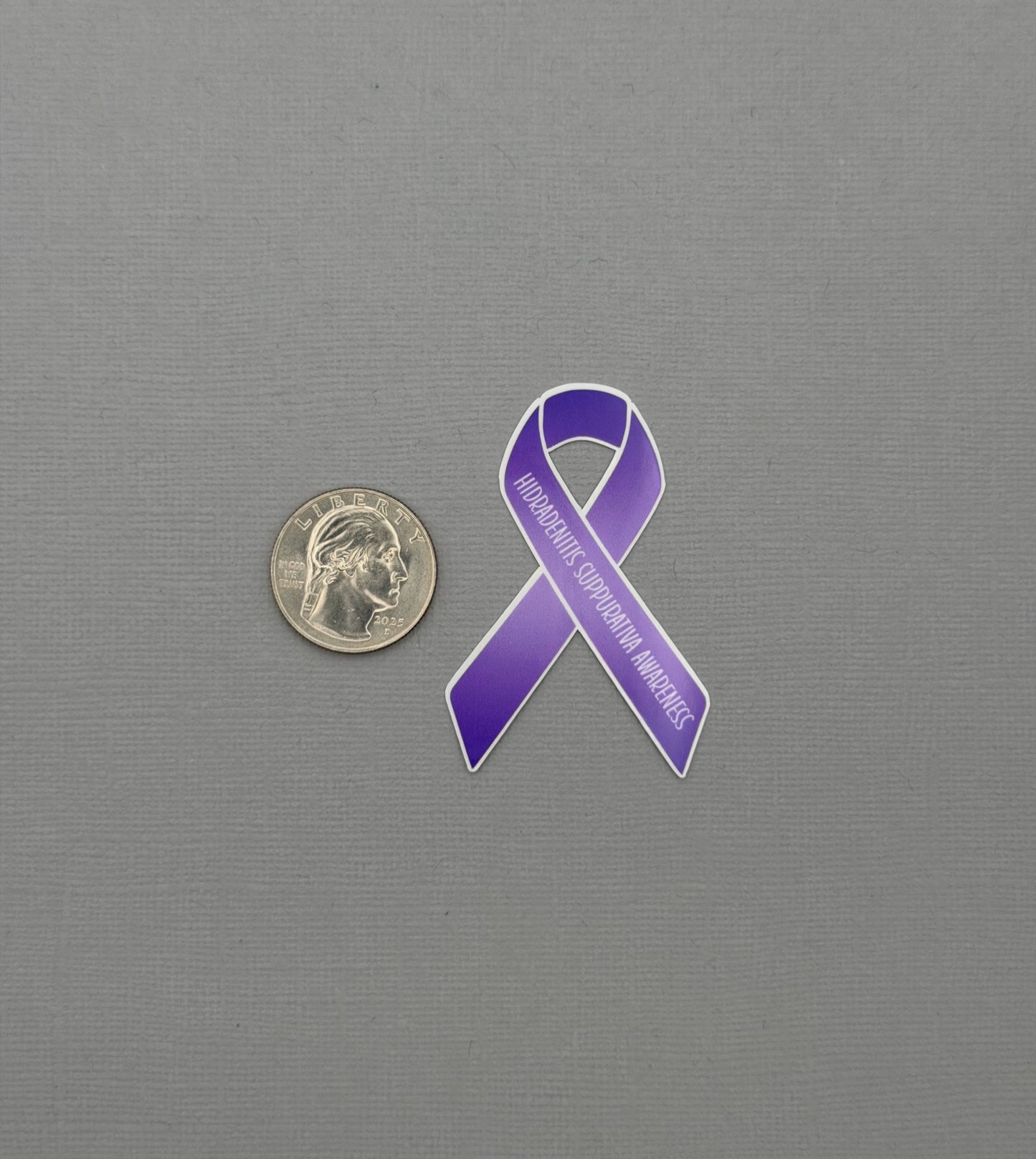 Hidradenitis Suppurativa Awareness Ribbon Sticker or Magnet