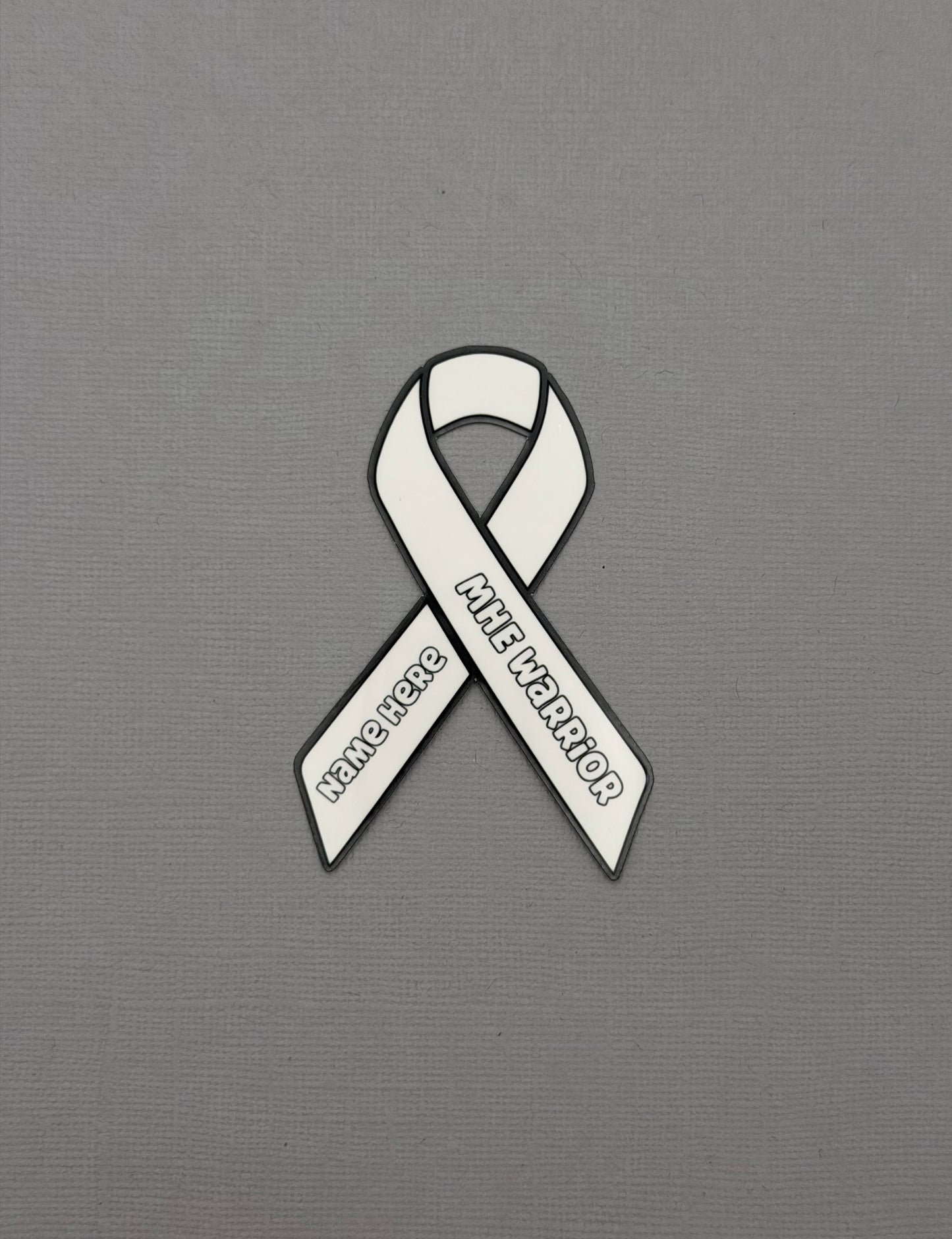 MHE Warrior Custom Ribbon Sticker or Magnet | Multiple Hereditary Exostoses