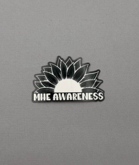 MHE Awareness Sunflower Sticker or Magnet | Multiple Hereditary Exostoses