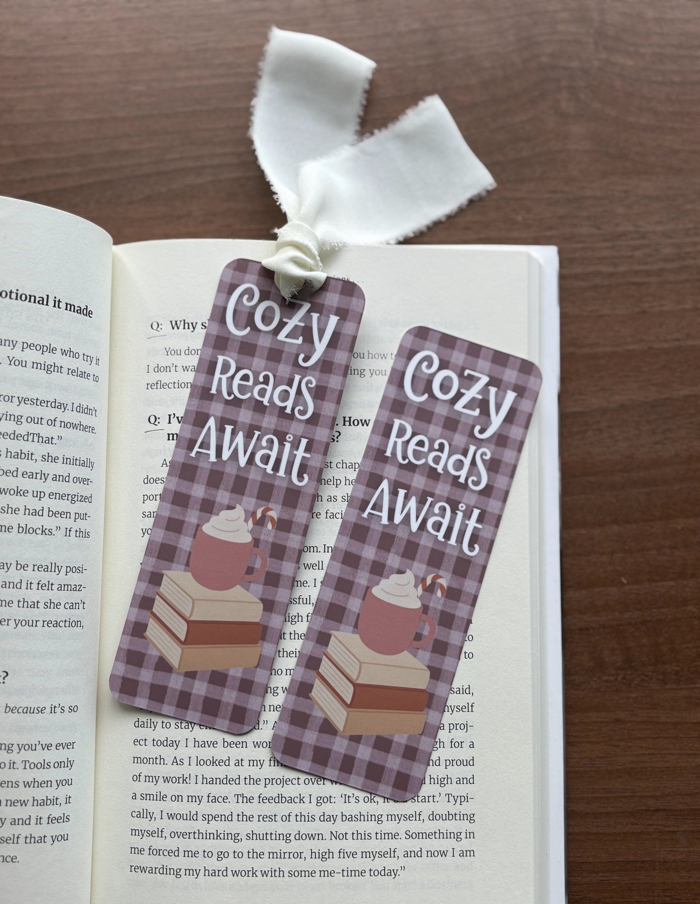 Cozy Reads Await Bookmark