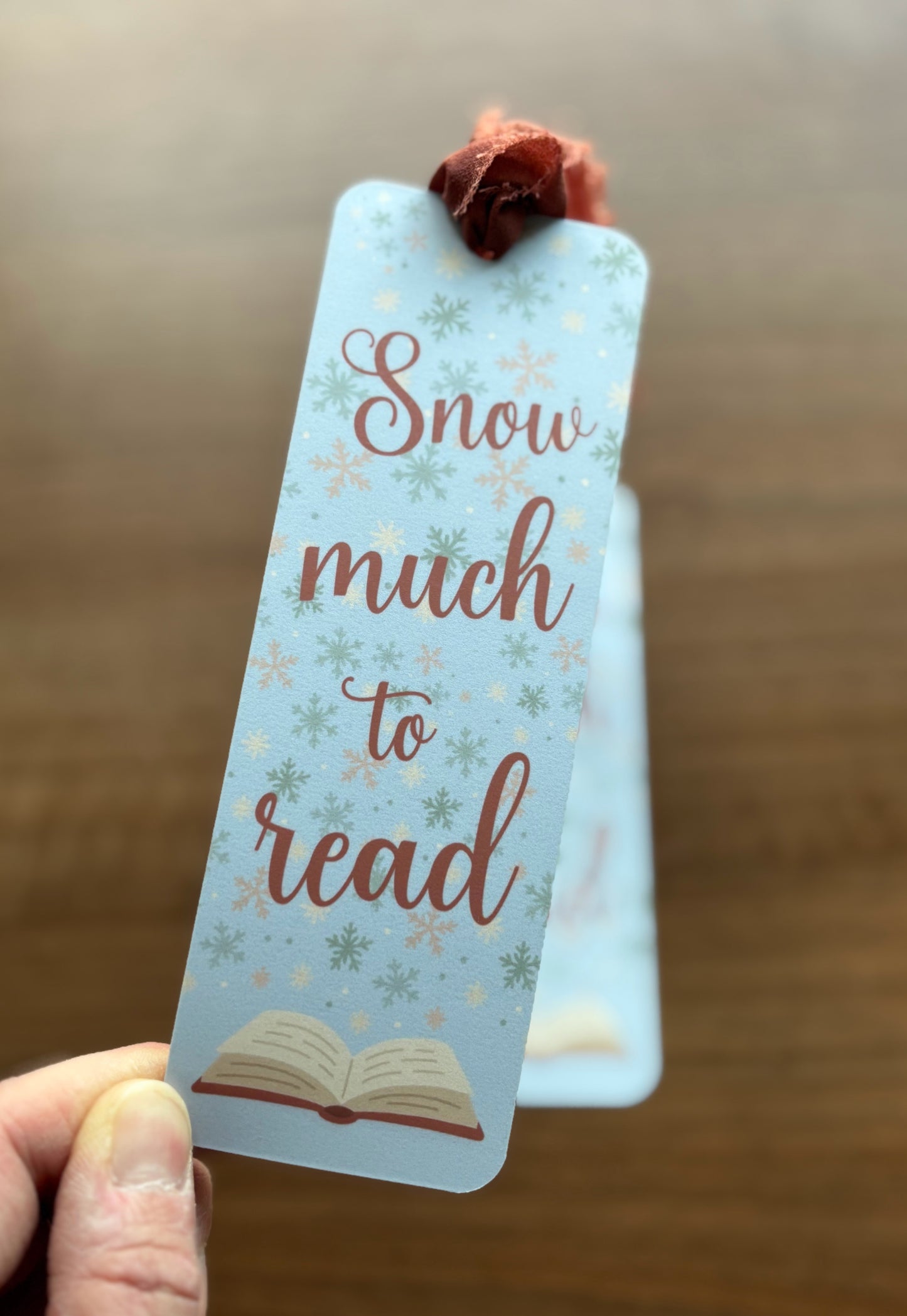 Snow much to Read Bookmark