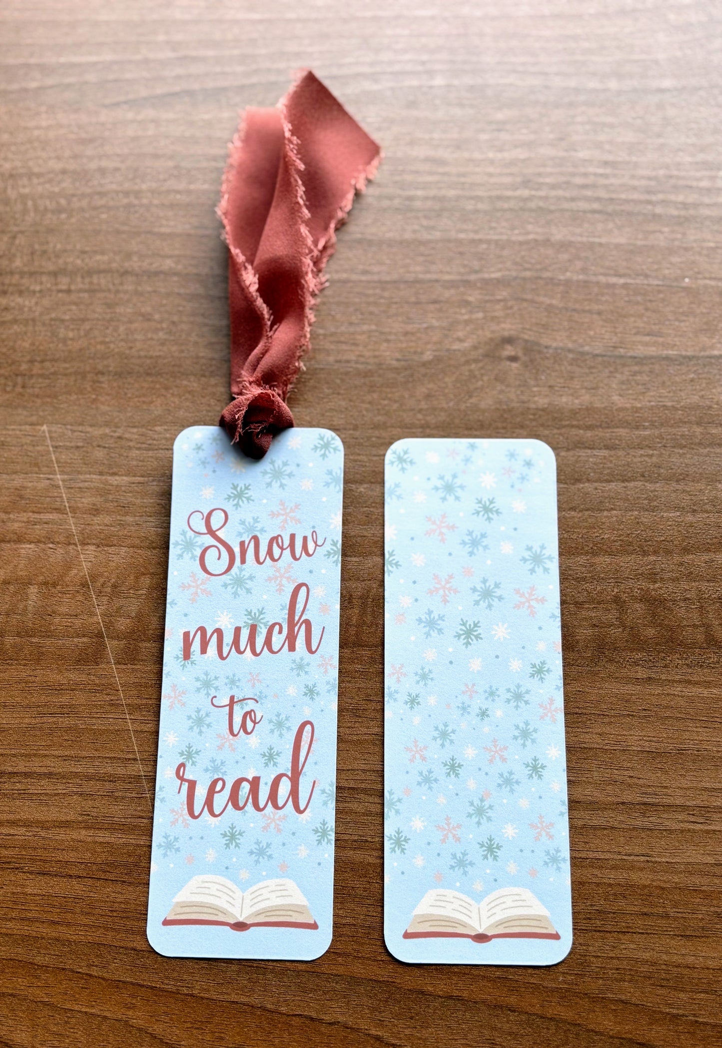 Snow much to Read Bookmark