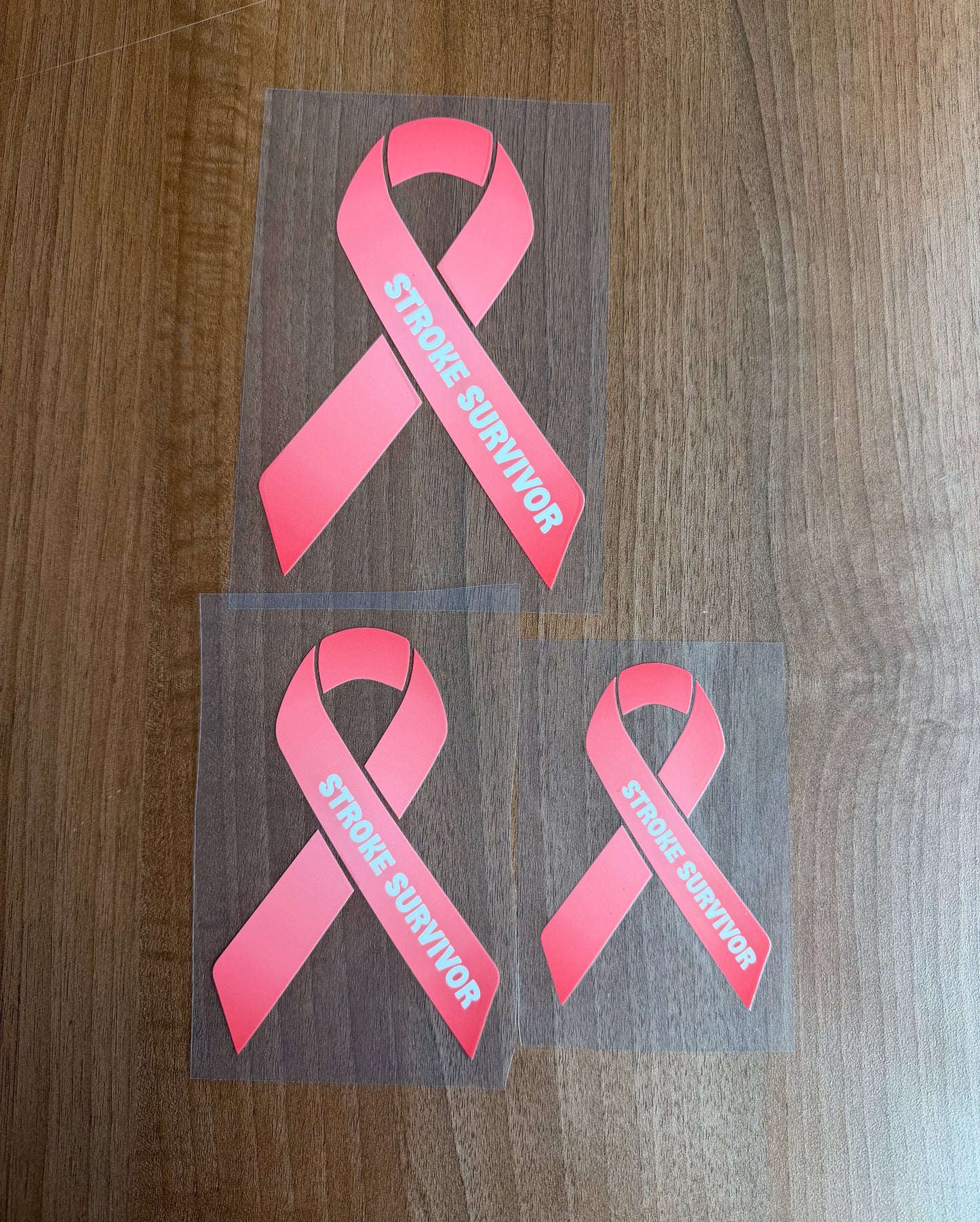 Stroke Survivor Ribbon Car Decal