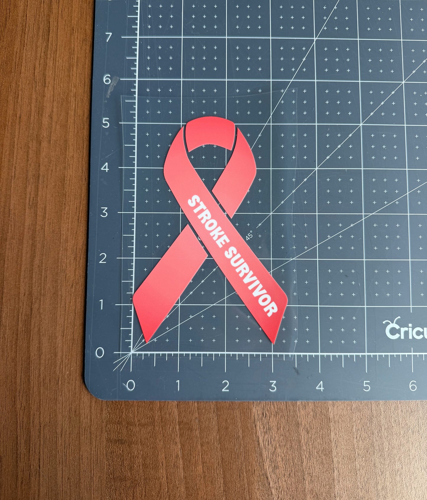 Stroke Survivor Ribbon Car Decal