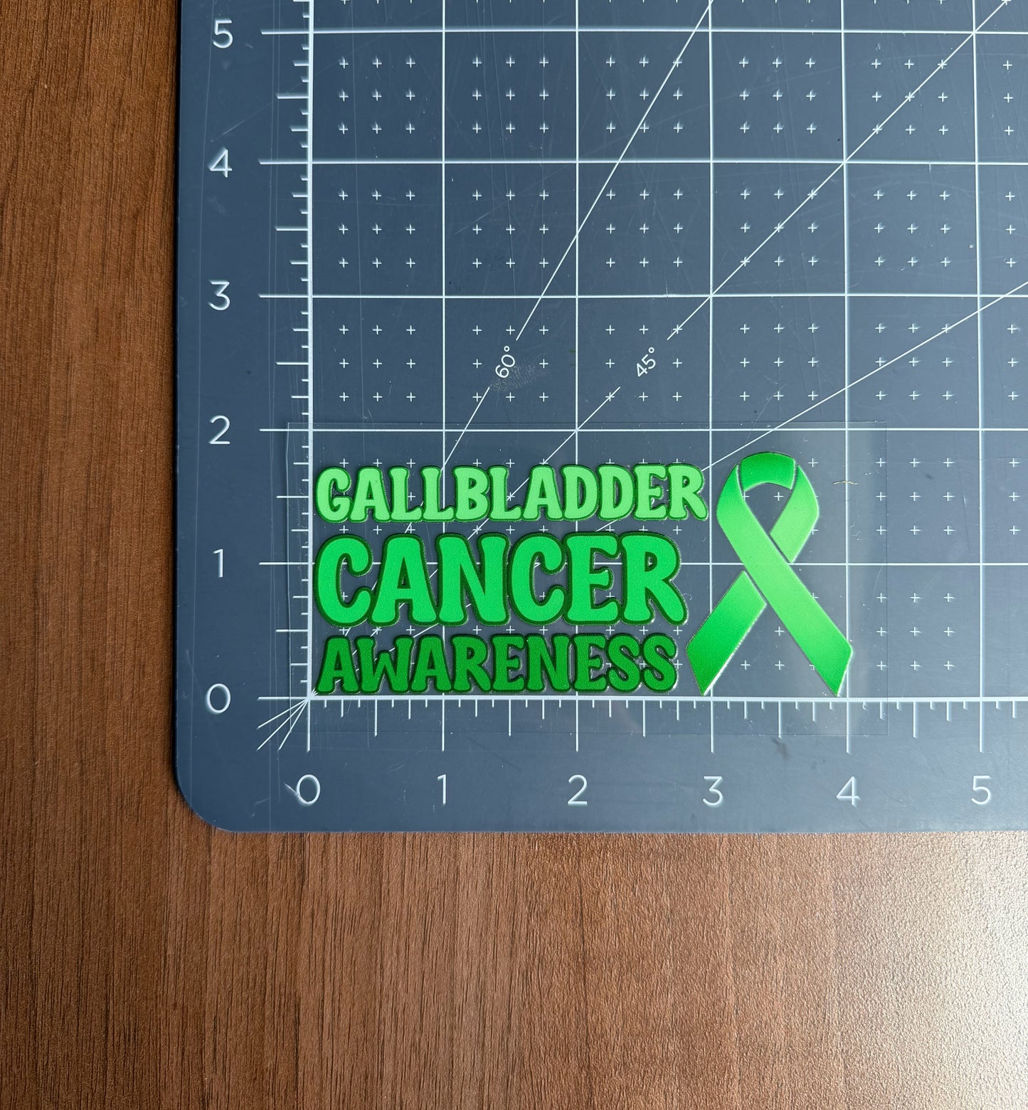 Gallbladder Cancer Awareness Car Decal