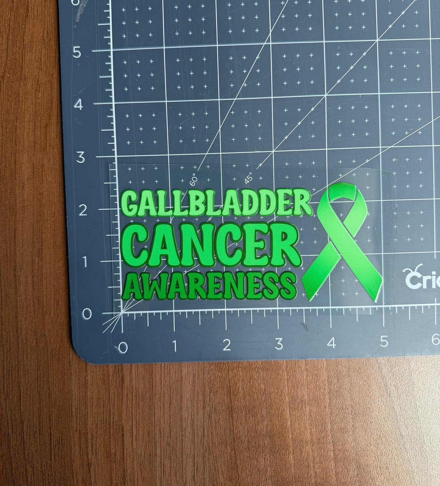 Gallbladder Cancer Awareness Car Decal